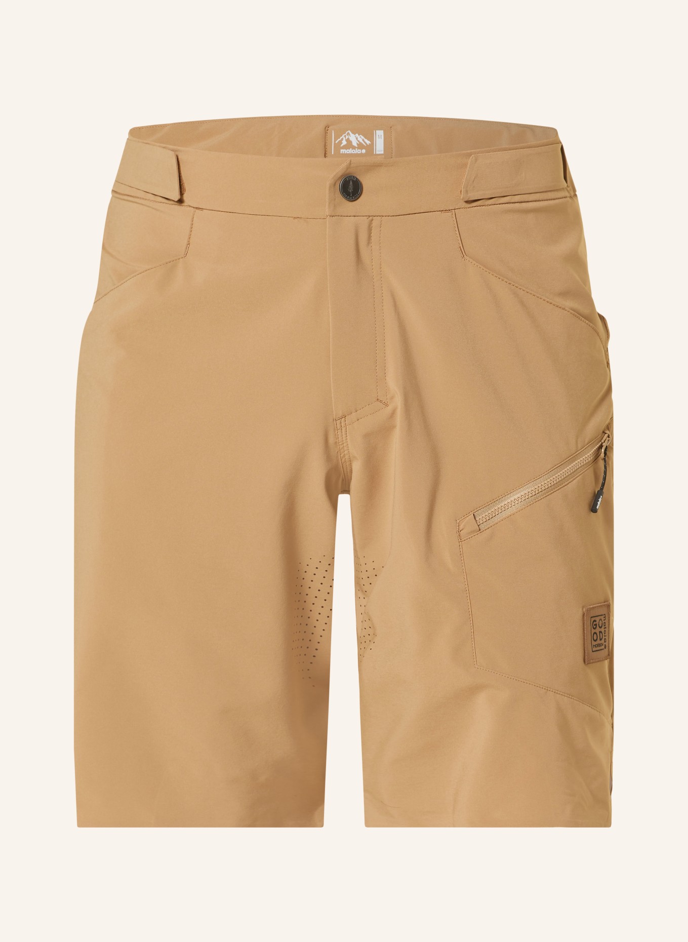 maloja Cycling shorts FUORNM. without padded insert, Color: CAMEL (Image 1)