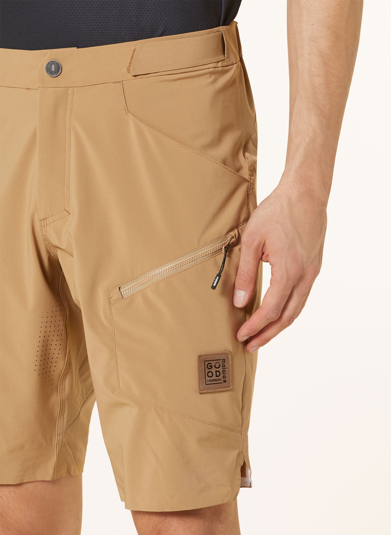 maloja Cycling shorts FUORNM. without padded insert, Color: CAMEL (Image 5)