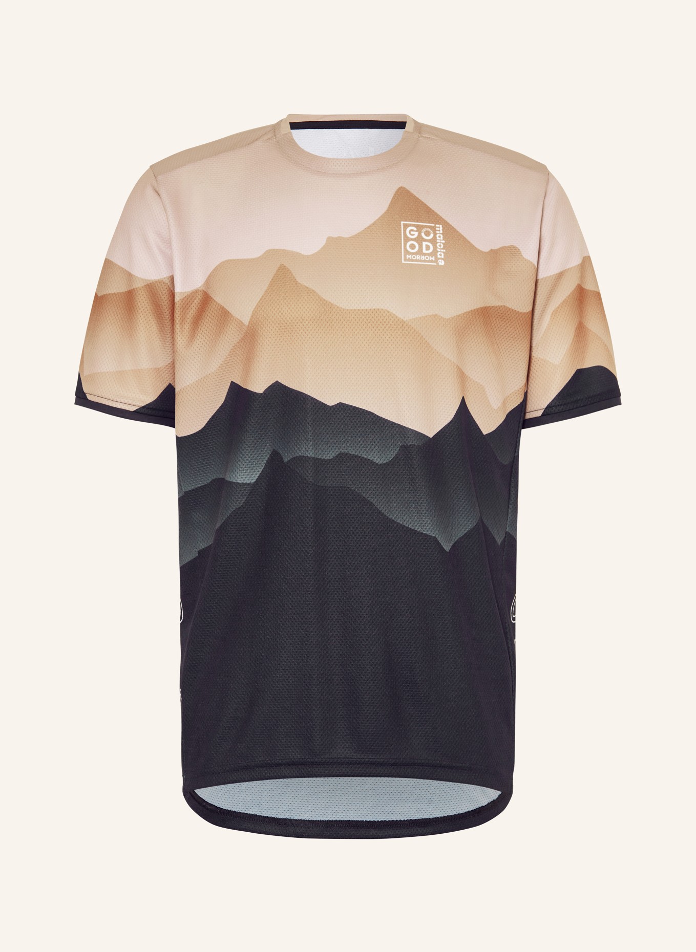 maloja Cycling shirt PAKAM., Color: COGNAC/ LIGHT BROWN/ BLACK (Image 1)