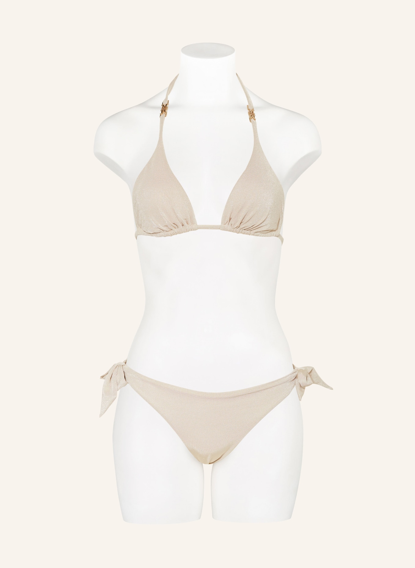 Max Mara BEACHWEAR Triangle bikini bottoms SACHA, Color: CREAM (Image 2)