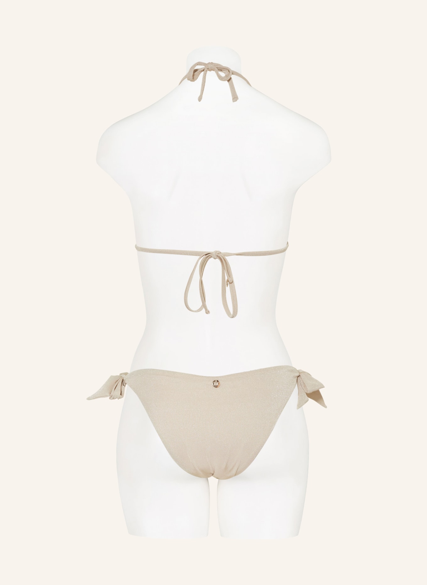 Max Mara BEACHWEAR Triangle bikini bottoms SACHA, Color: CREAM (Image 3)