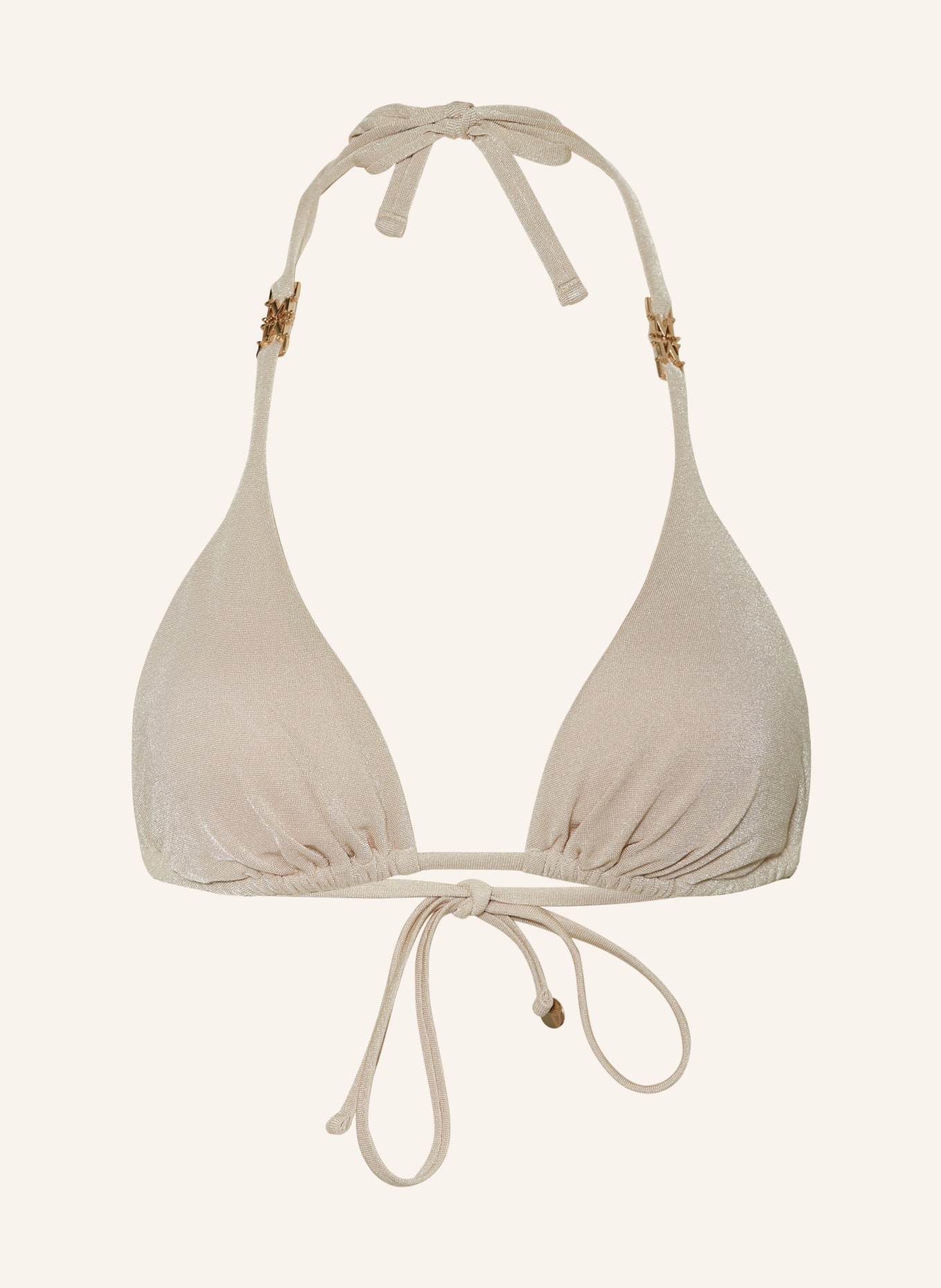 Max Mara BEACHWEAR Triangle bikini top ALEA, Color: CREAM (Image 1)