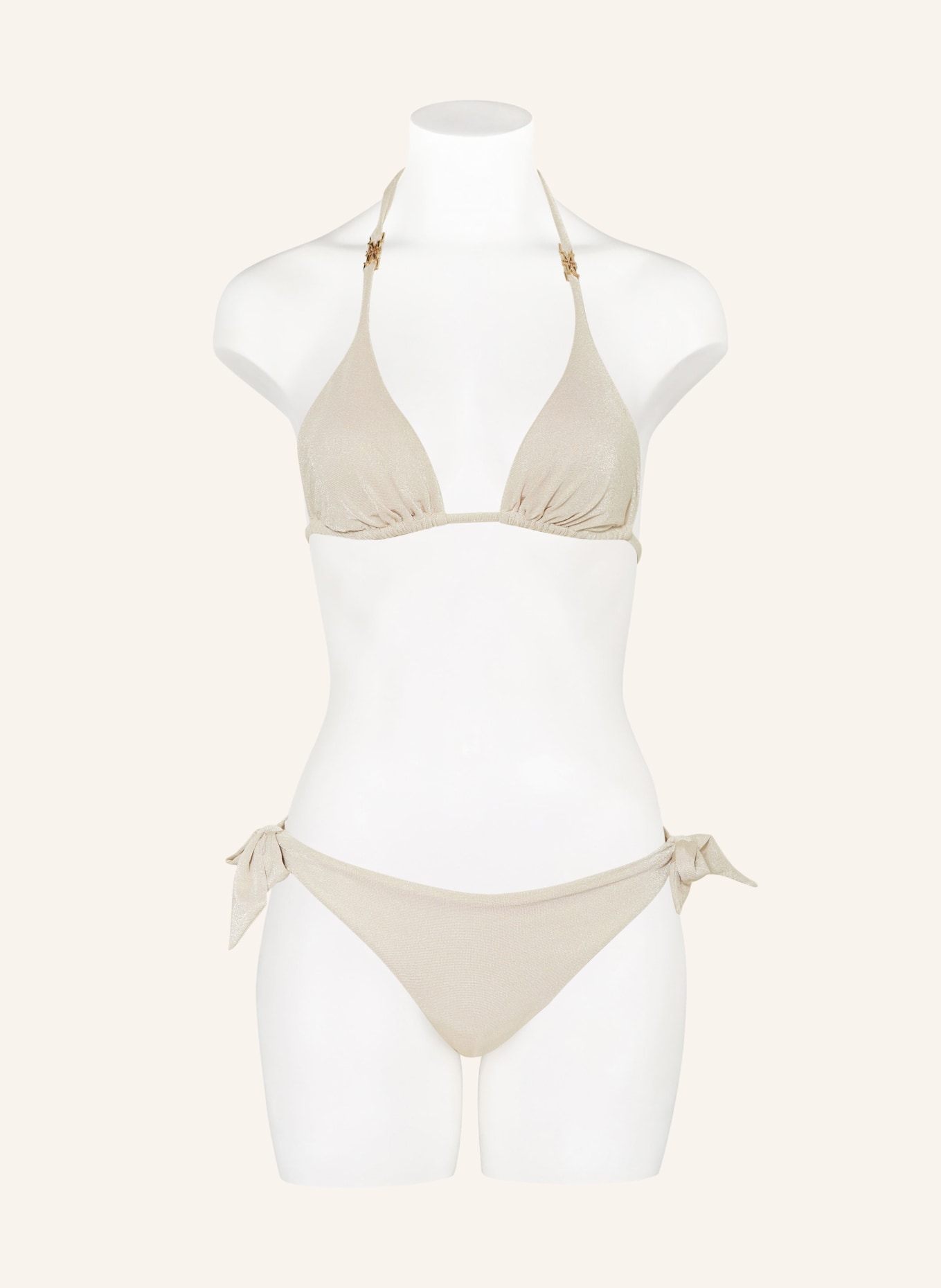 Max Mara BEACHWEAR Triangle bikini top ALEA, Color: CREAM (Image 2)