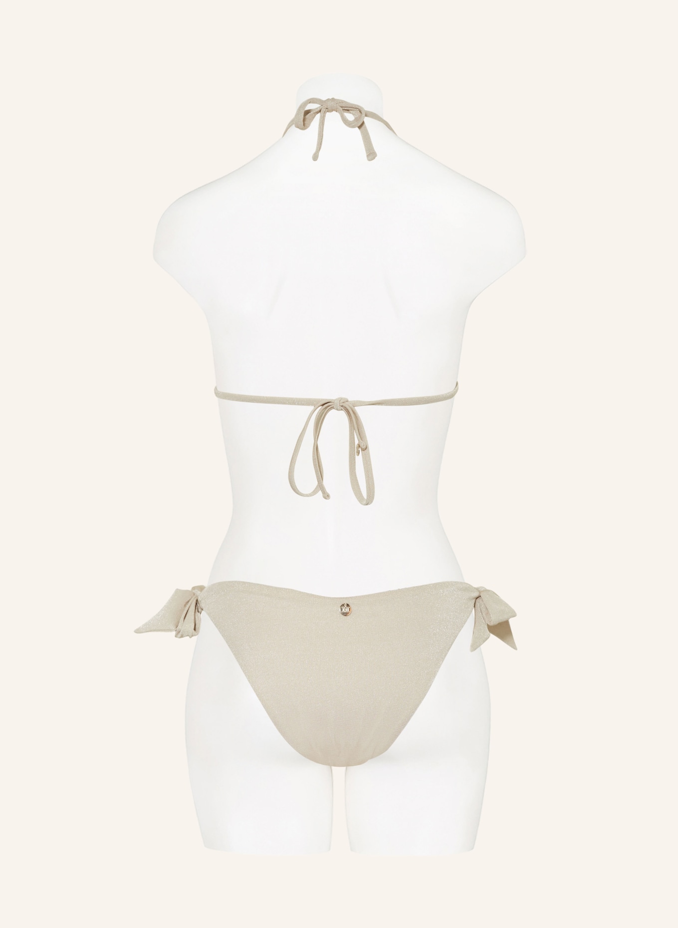 Max Mara BEACHWEAR Triangle bikini top ALEA, Color: CREAM (Image 3)