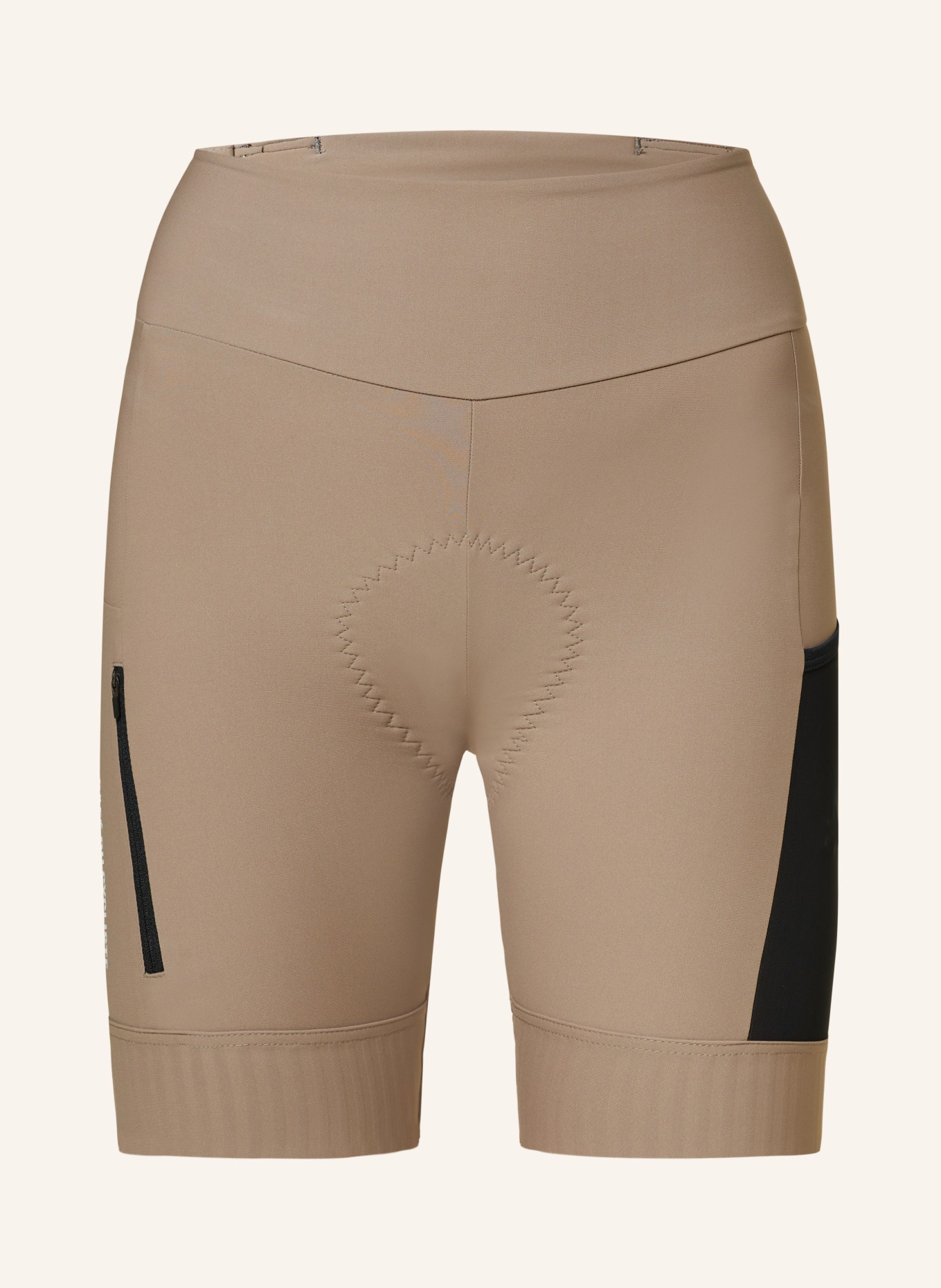 CAFÉ DU CYCLISTE Cycling shorts ELSA with padded insert, Color: LIGHT BROWN (Image 1)