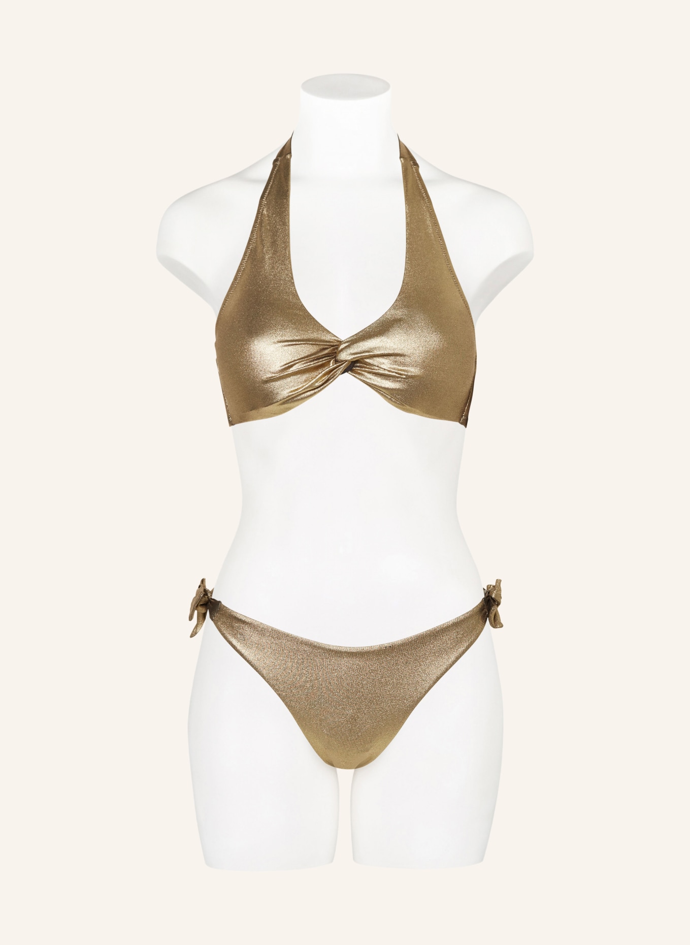 Aubade Triangle bikini bottoms SUNLIGHT GLOW, Color: GOLD (Image 2)