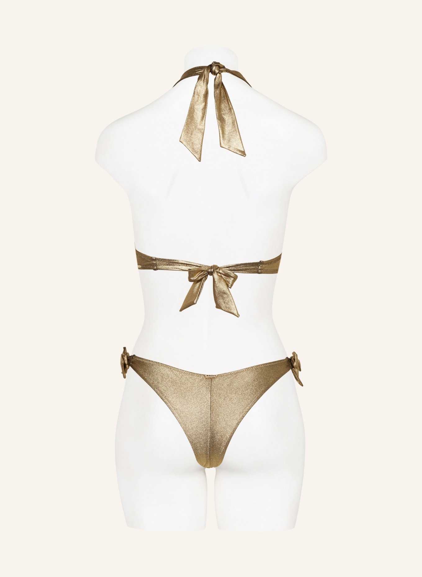 Aubade Triangle bikini bottoms SUNLIGHT GLOW, Color: GOLD (Image 3)