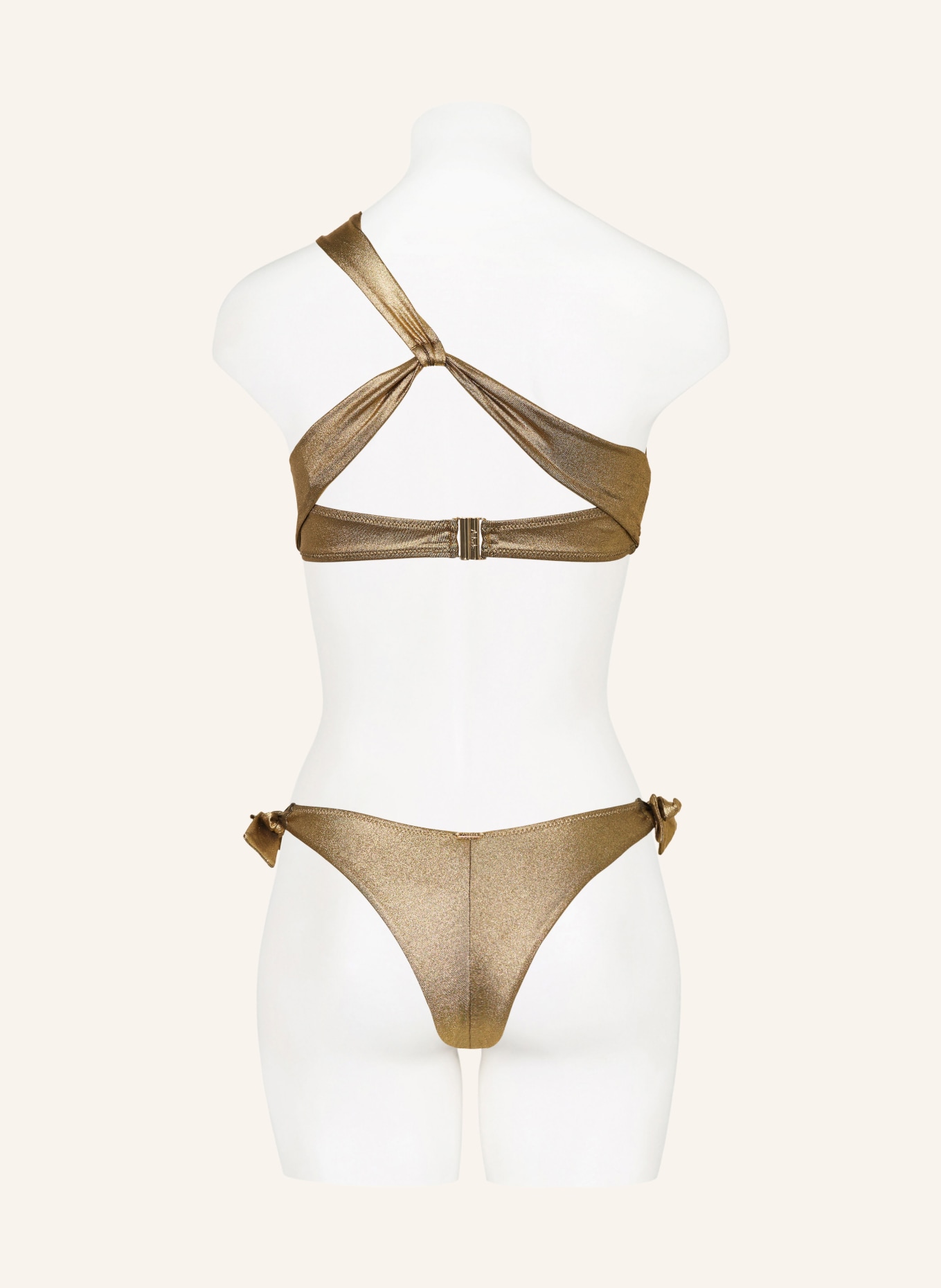 Aubade One-shoulder bikini top SUNLIGHT GLOW, Color: GOLD (Image 3)