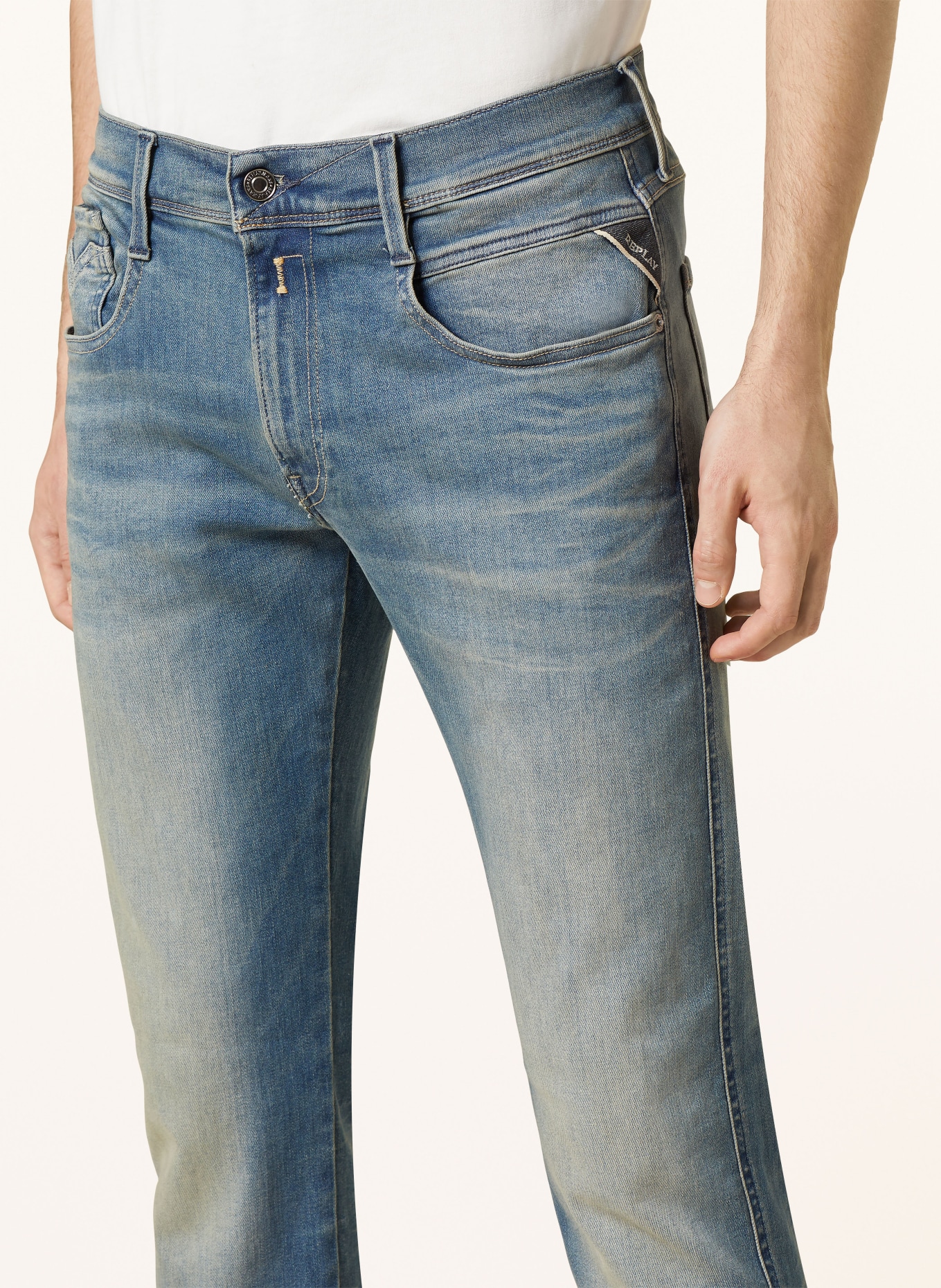 REPLAY Jeans ANBASS slim fit, Color: 009 MEDIUM BLUE (Image 5)