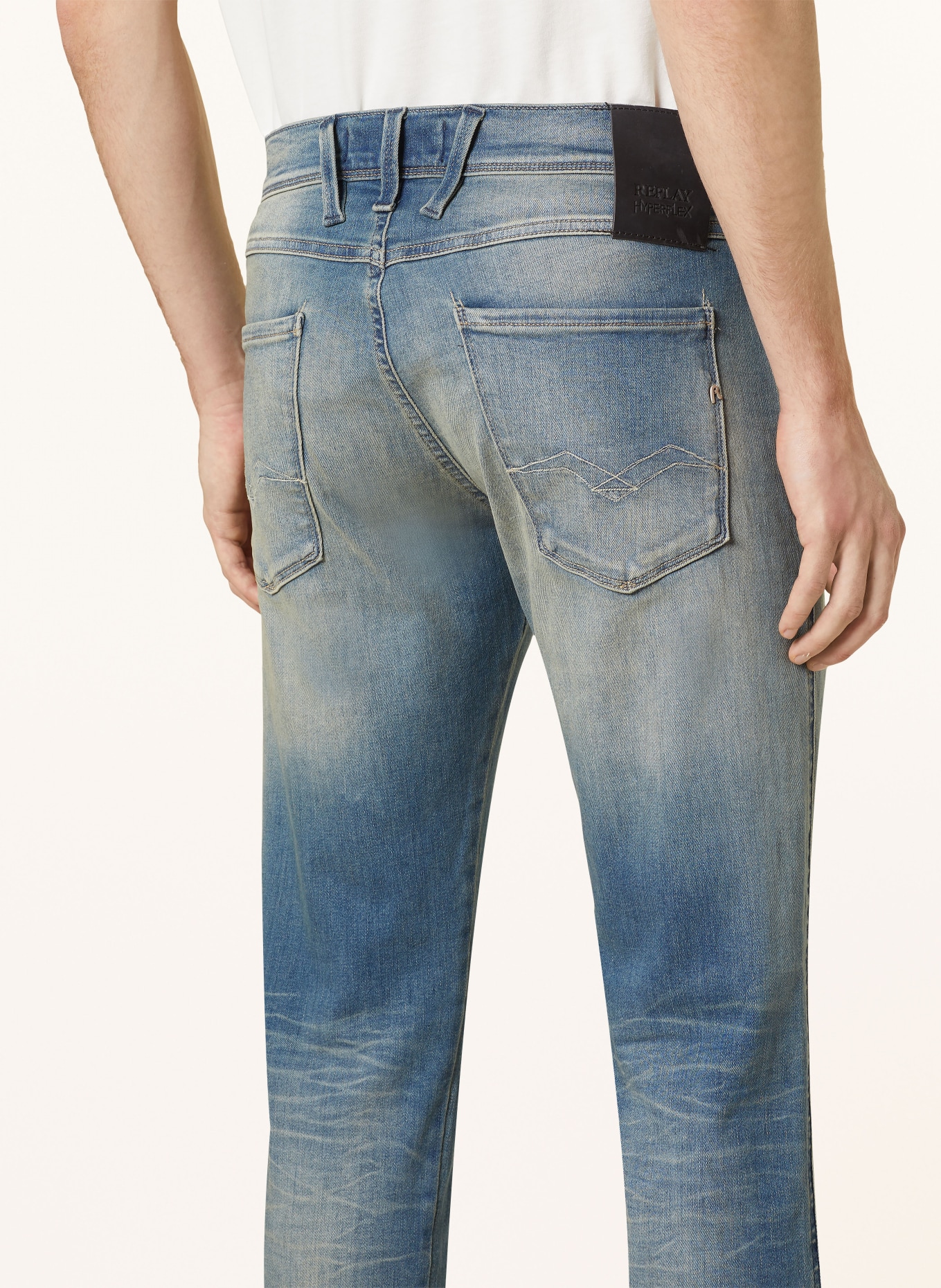 REPLAY Jeans ANBASS Slim Fit, Farbe: 009 MEDIUM BLUE (Bild 6)