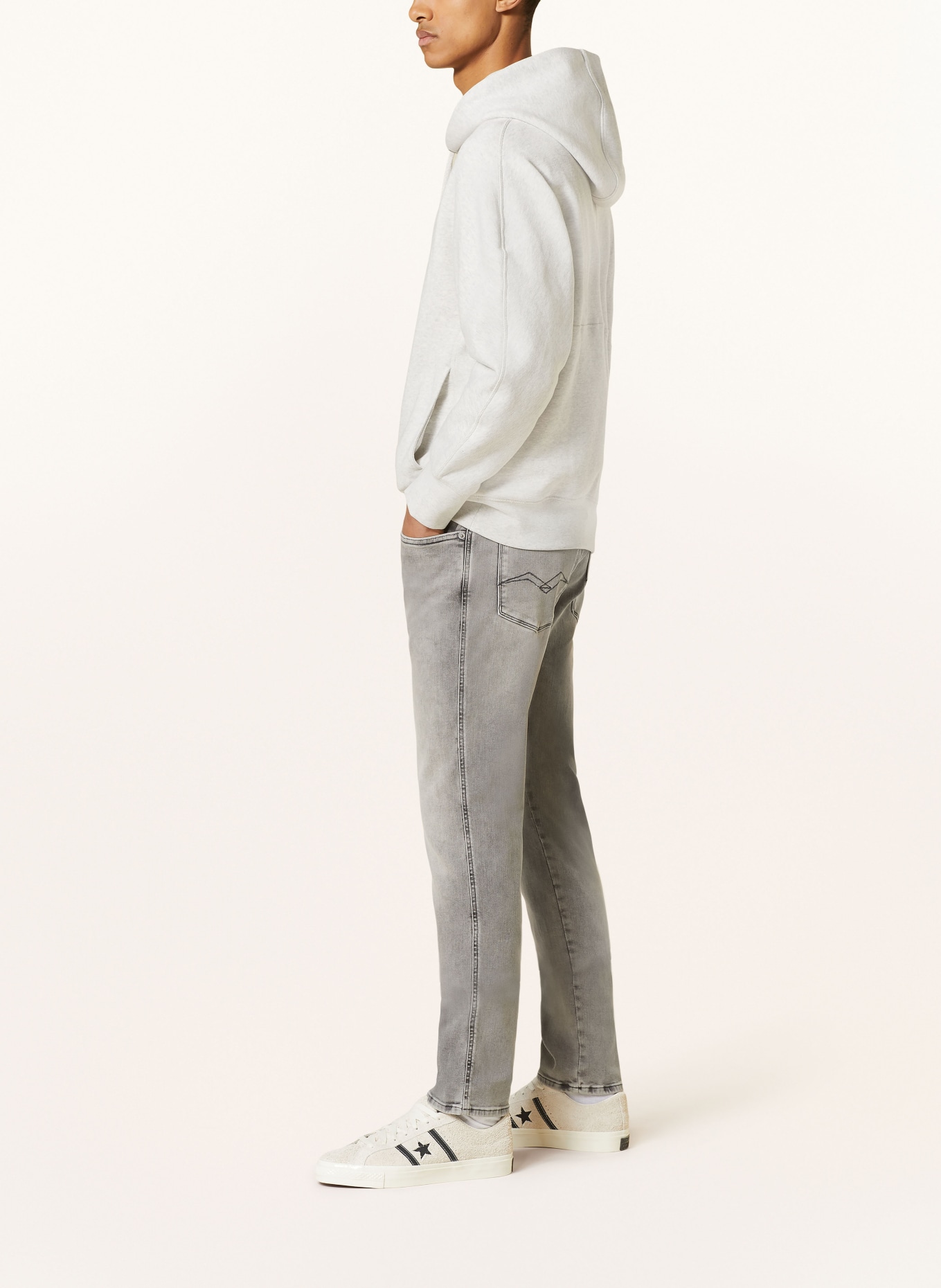 REPLAY Jeans Slim Fit, Farbe: GRAU (Bild 4)