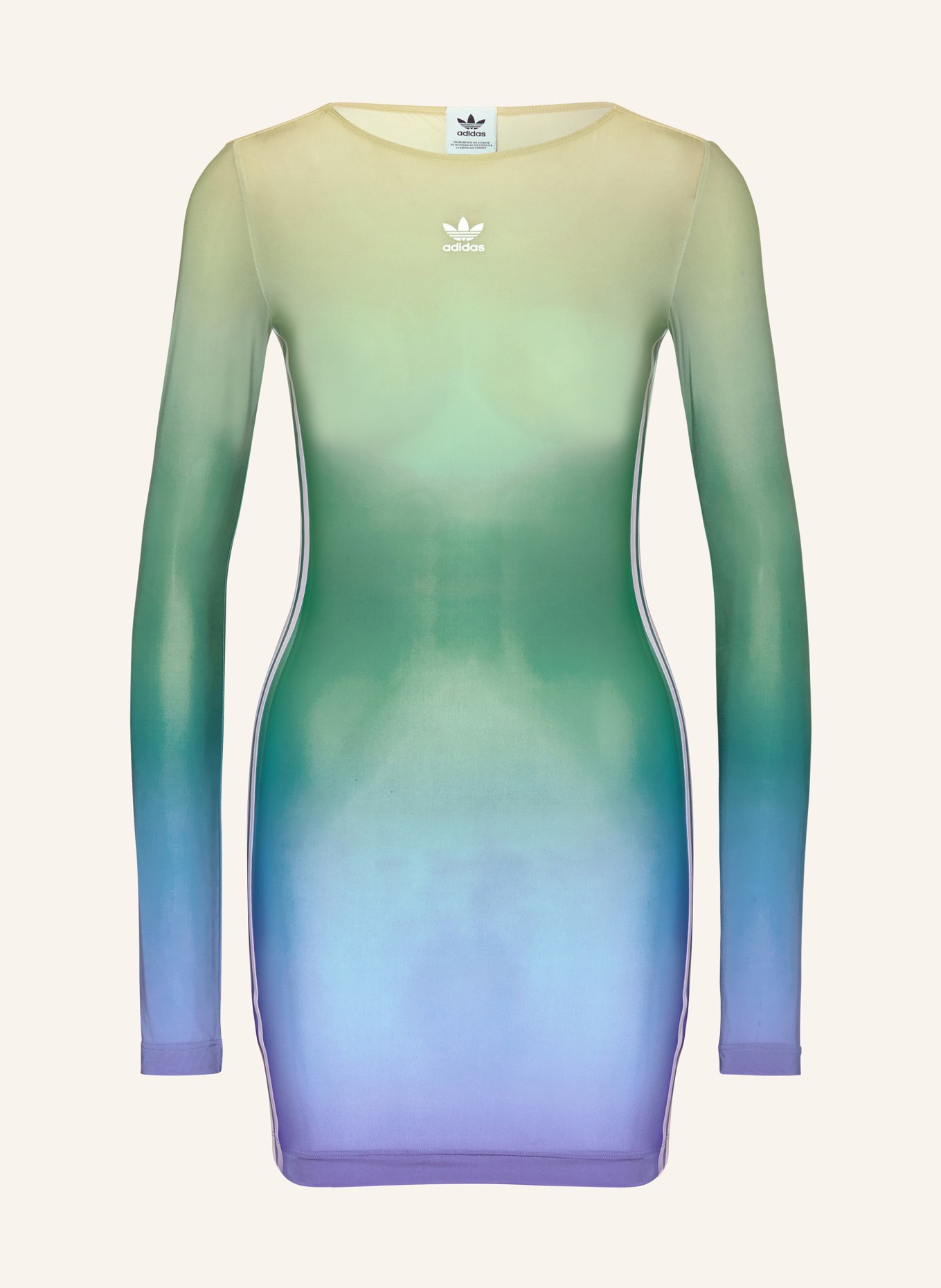 adidas Originals Dress, Color: GREEN/ BLUE/ YELLOW (Image 1)