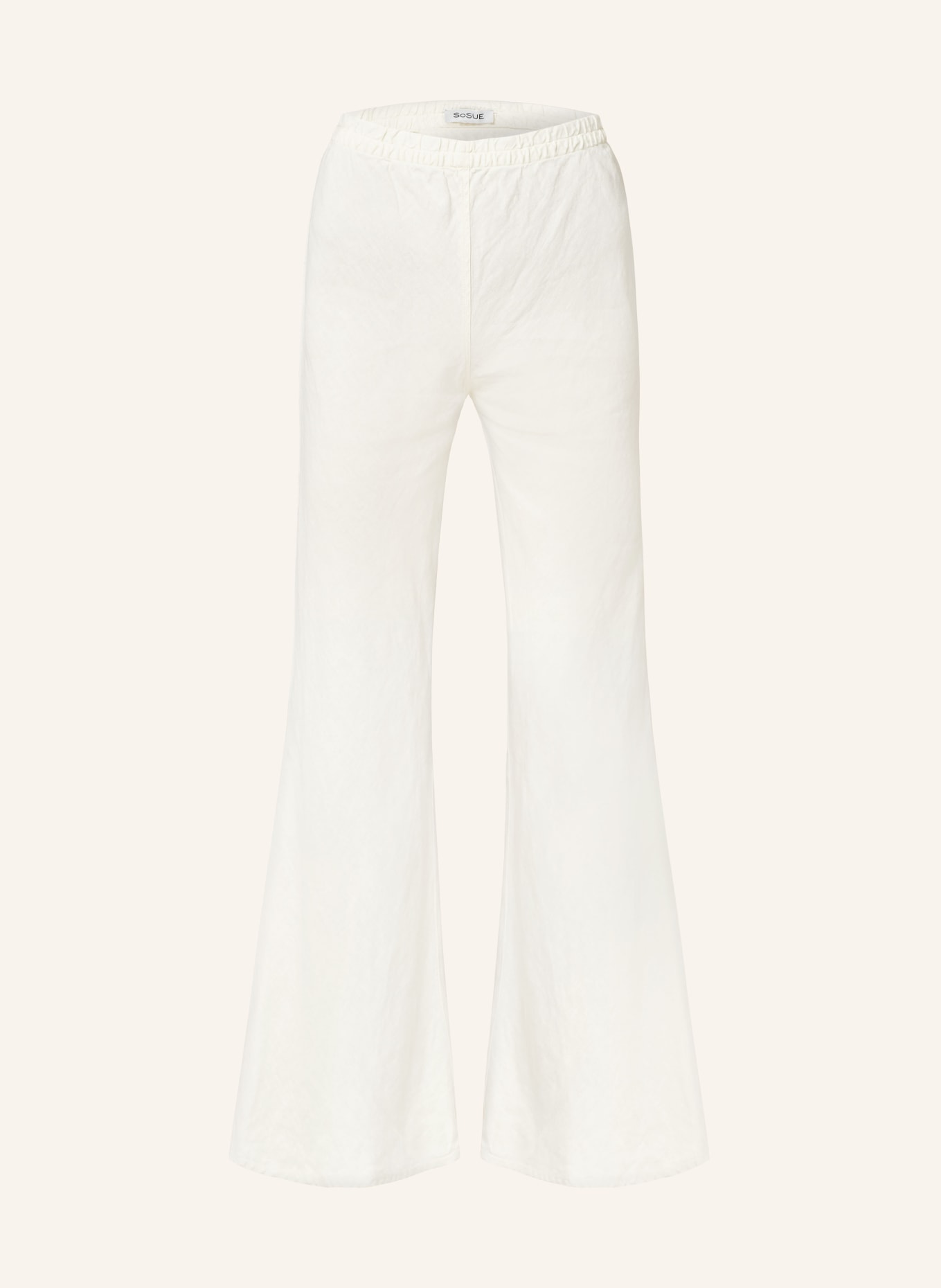 SoSUE Linen trousers JOANA, Color: CREAM (Image 1)