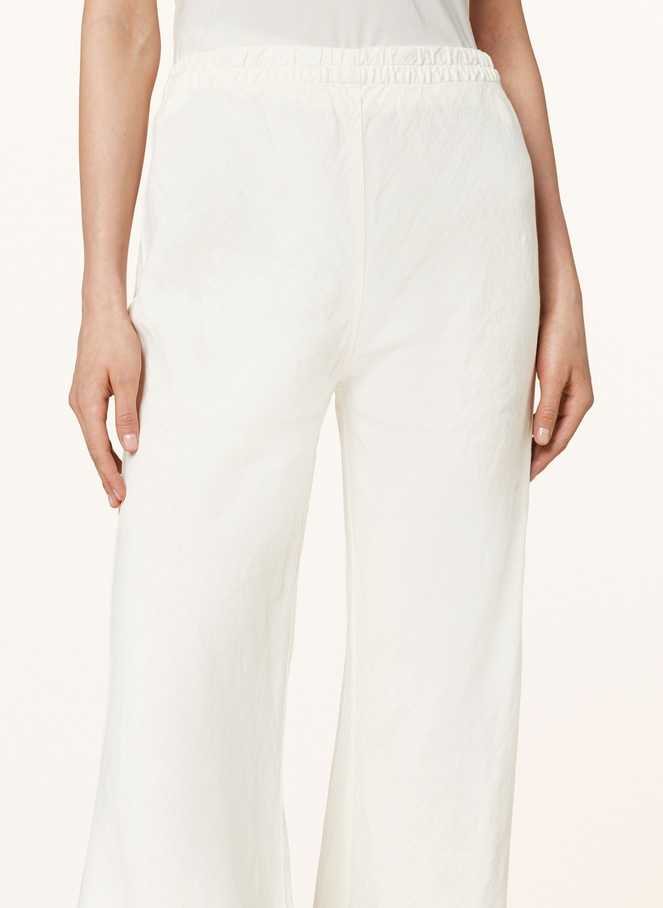 SoSUE Leinenhose JOANA, Farbe: CREME (Bild 5)