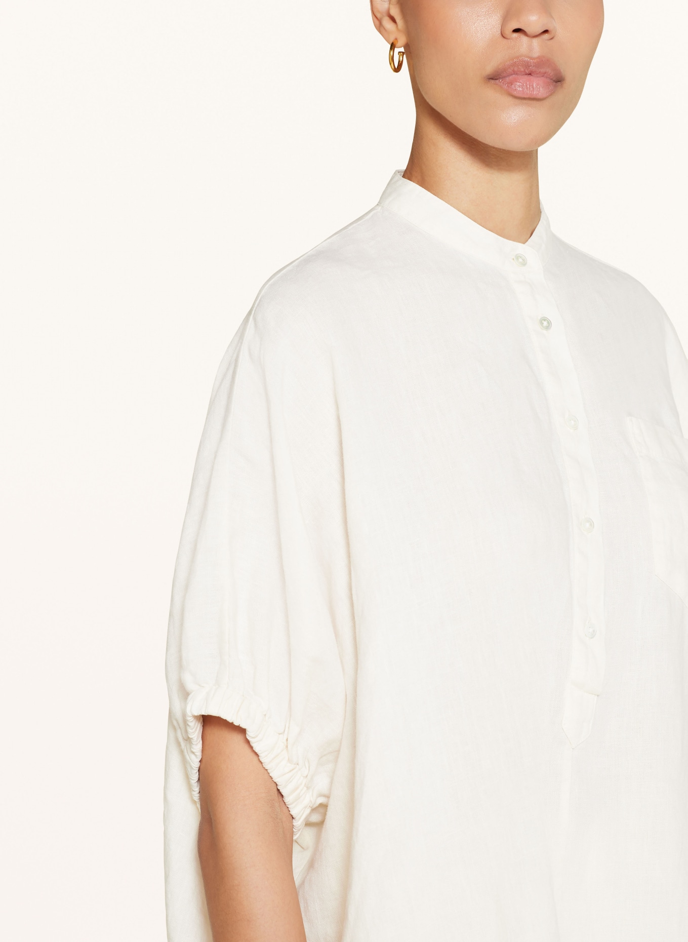 SoSUE Shirt blouse made of linen, Color: ECRU (Image 4)