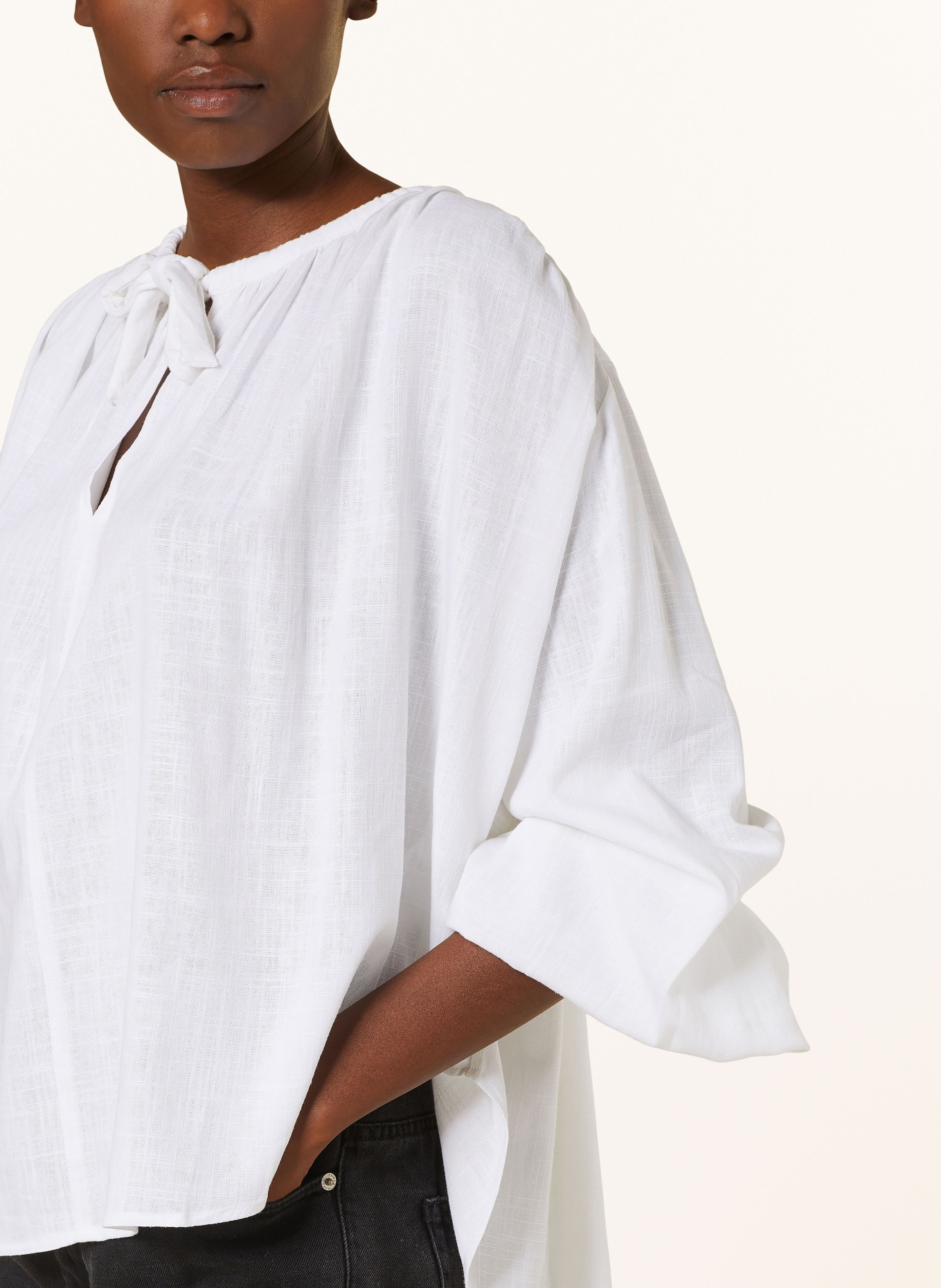 SoSUE Shirt blouse TULUM, Color: WHITE (Image 4)