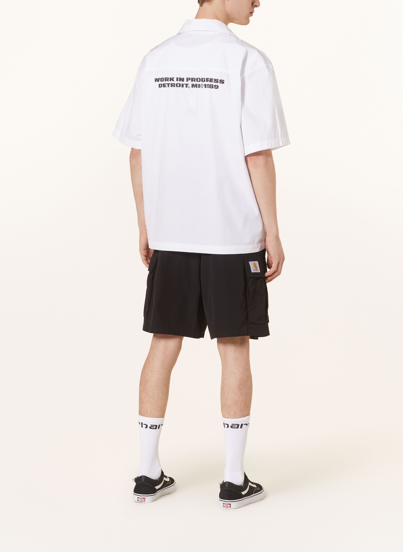 carhartt WIP Resort shirt LINK SCRIPT comfort fit, Color: WHITE (Image 2)