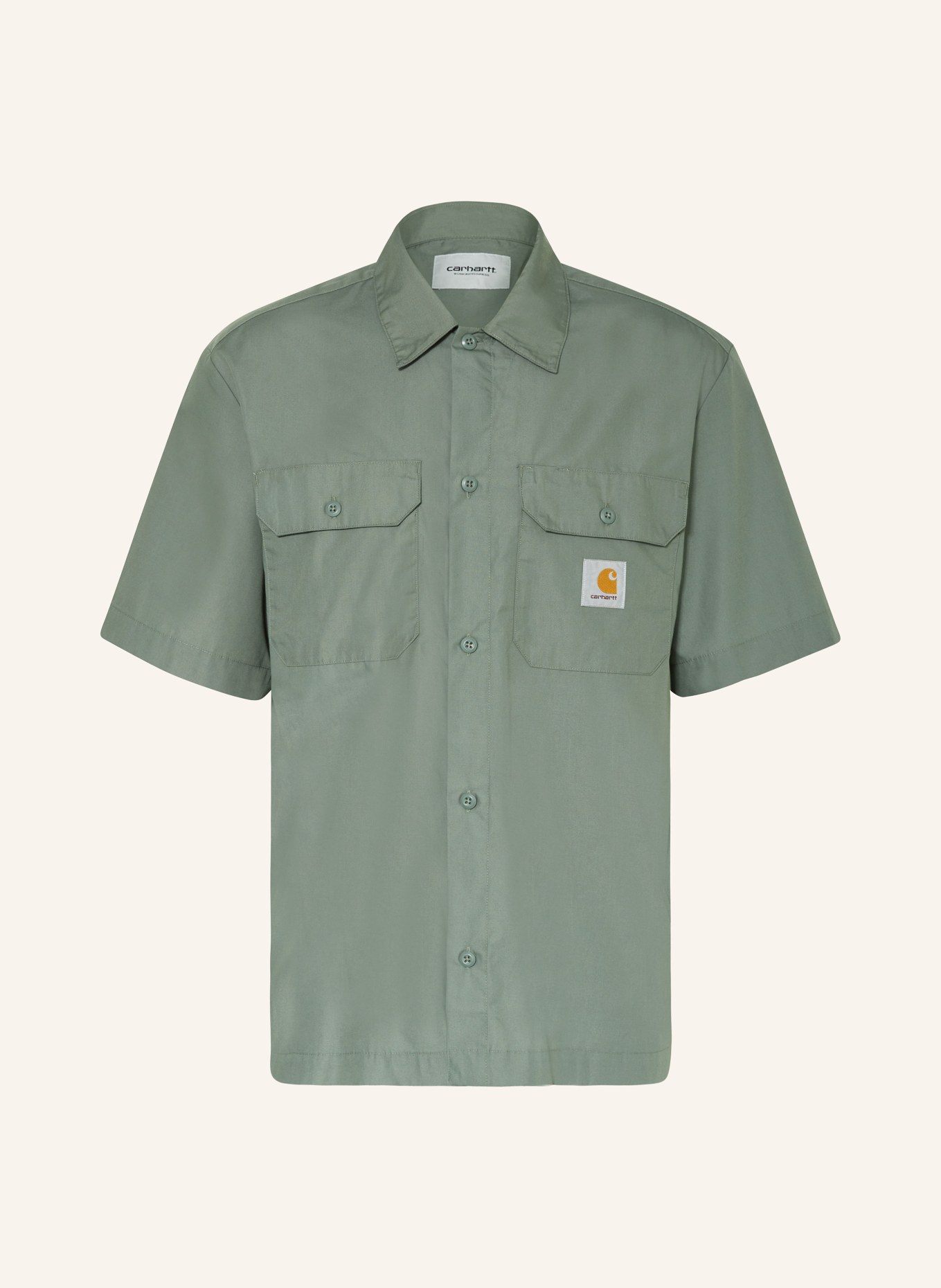 carhartt WIP Shirt comfort fit, Color: DARK GREEN (Image 1)