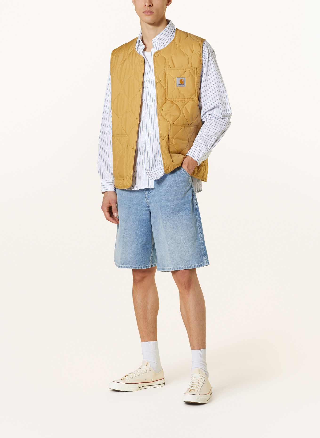carhartt WIP Jeans-Shorts NORCO Relaxed Fit, Farbe: I033333 01ZO BLUE LIGHT TRUE WASHED (Bild 2)