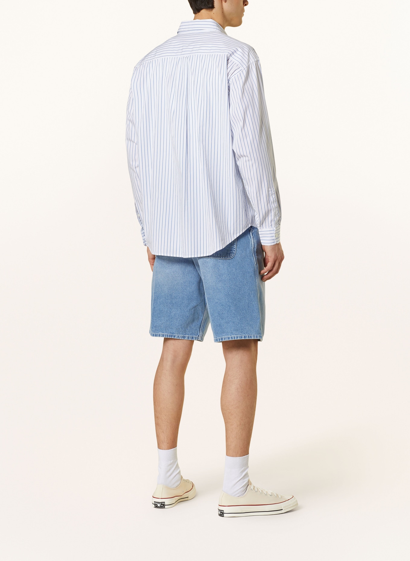carhartt WIP Denim shorts NORCO relaxed fit, Color: I033333 01ZO BLUE LIGHT TRUE WASHED (Image 3)