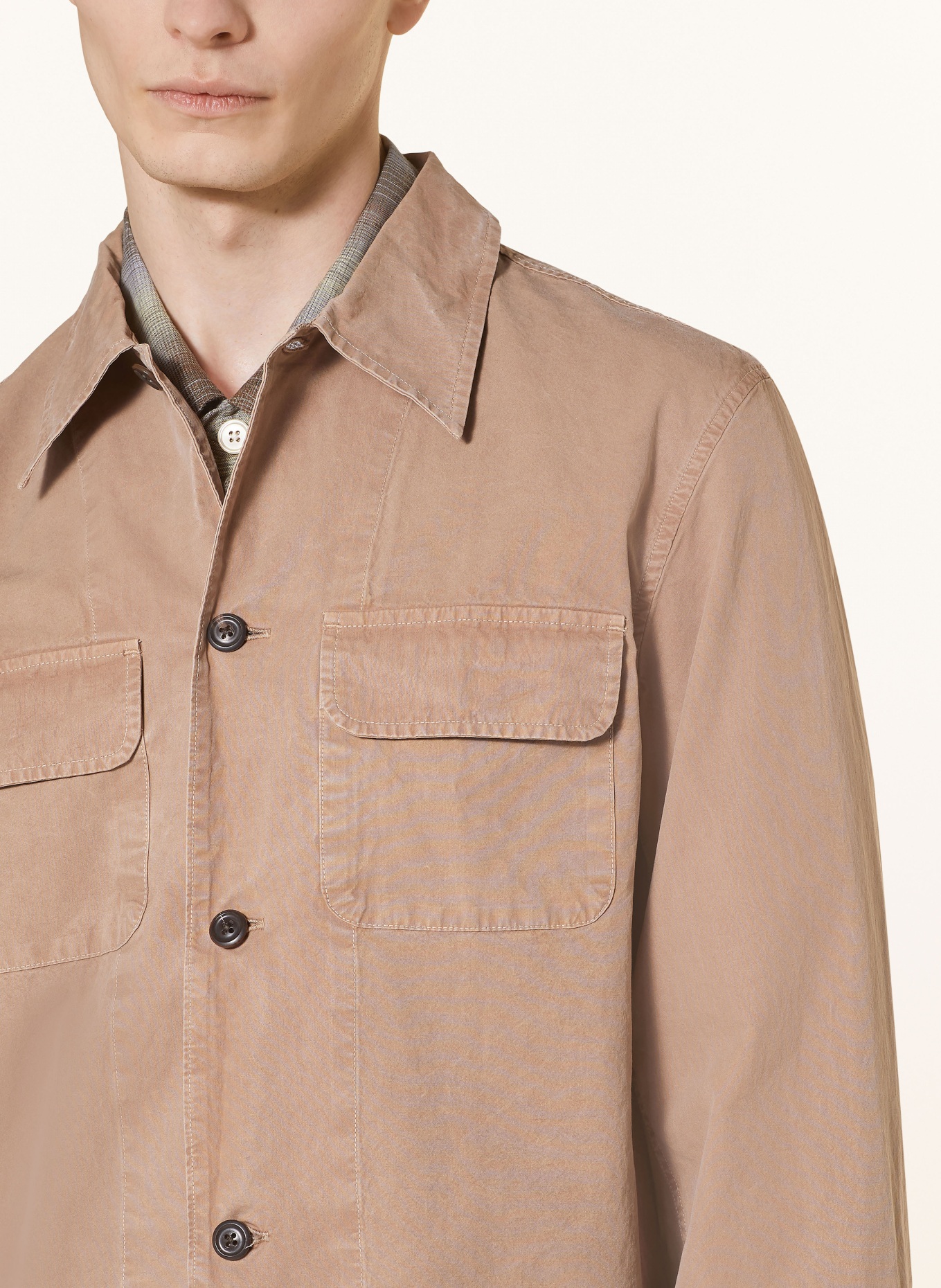 OUR LEGACY Overshirt COACH, Color: BEIGE (Image 4)