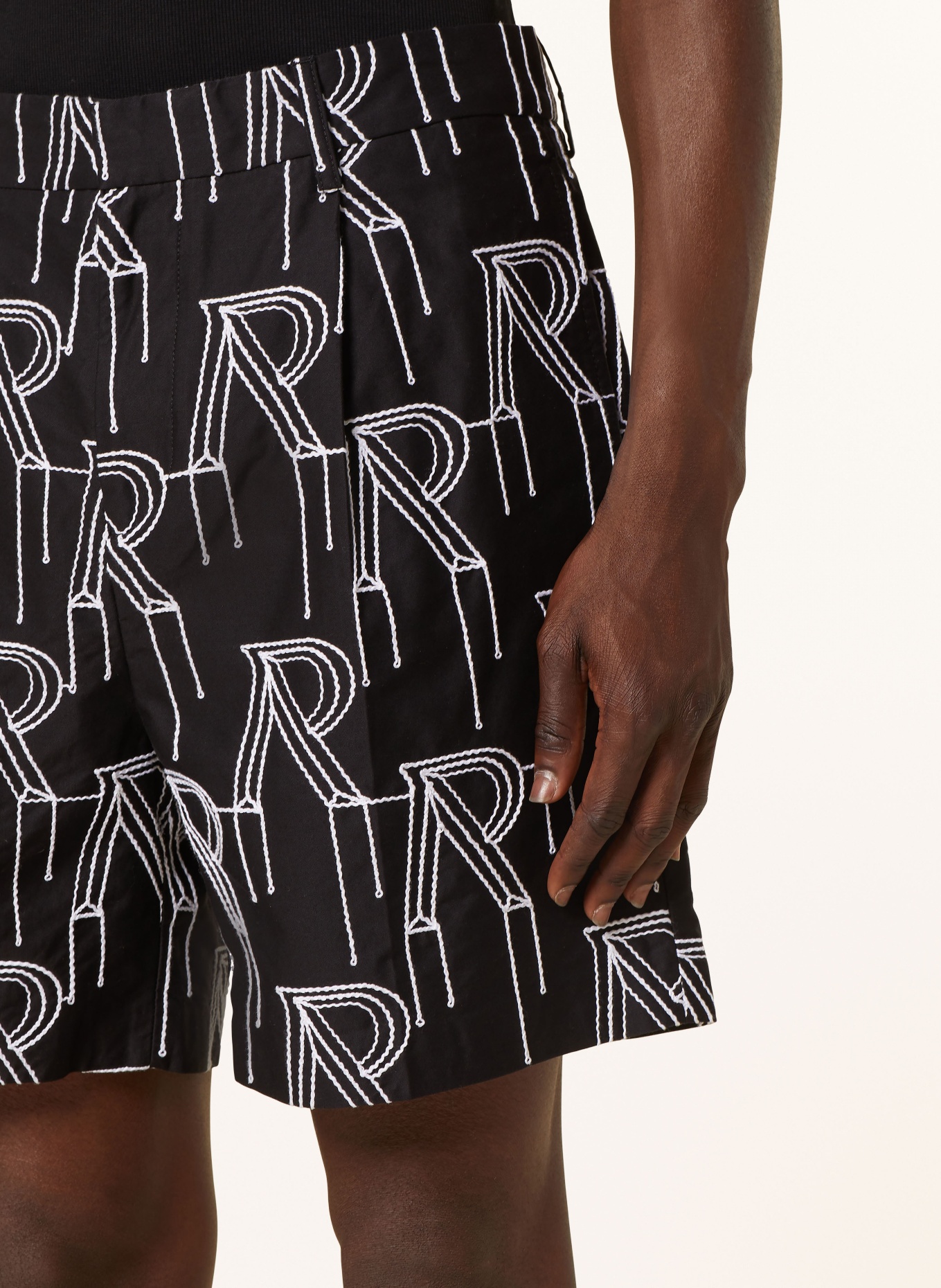 REPRESENT Shorts regular fit, Color: BLACK/ WHITE (Image 5)
