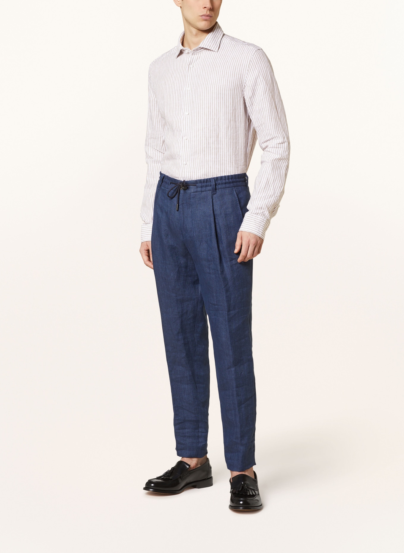 seidensticker Linen shirt slim fit, Color: BEIGE/ CREAM (Image 2)