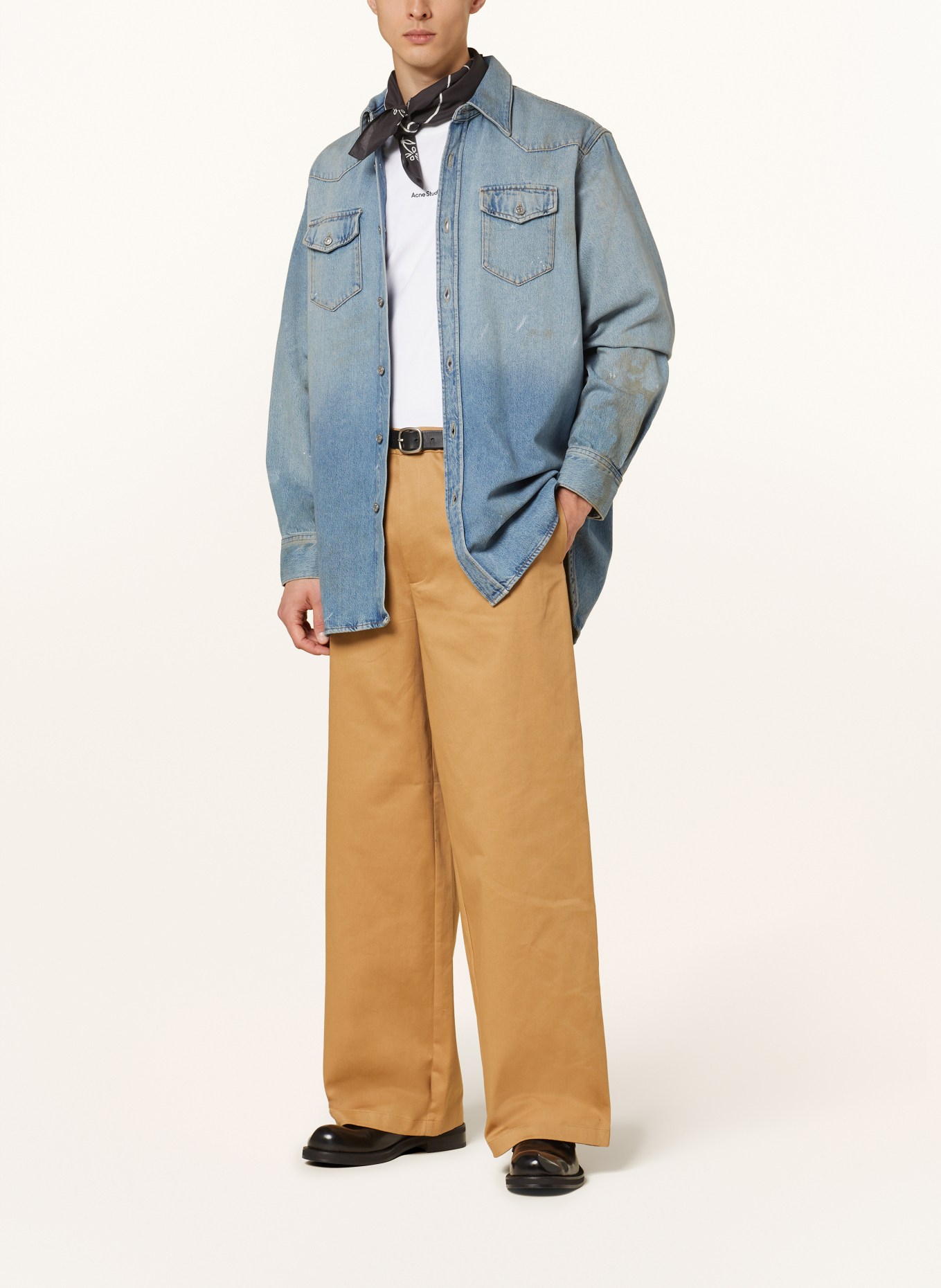 Acne Studios Jeans-Overshirt, Farbe: HELLBLAU (Bild 2)