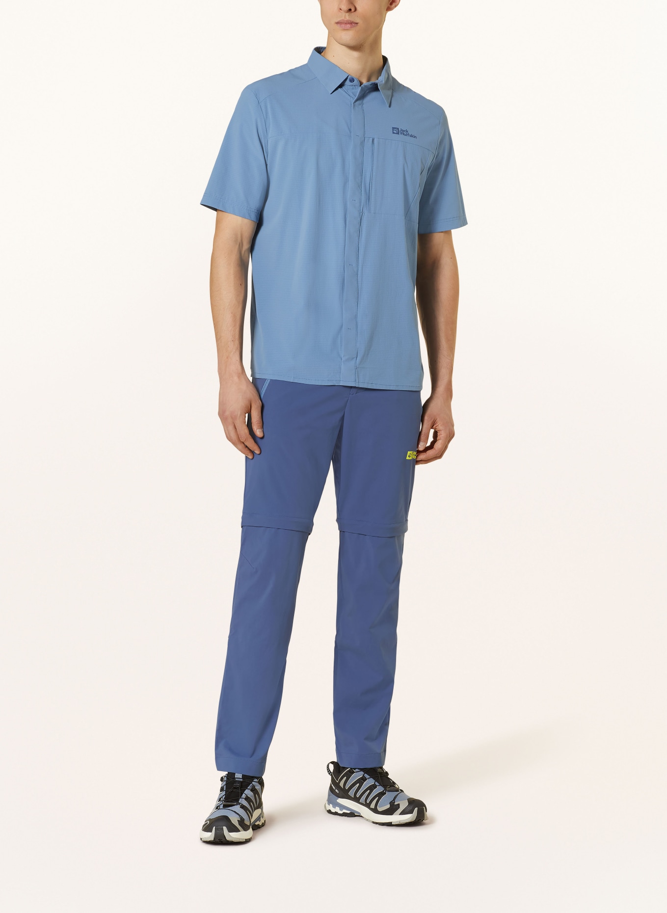 Jack Wolfskin Outdoor shirt VANDRA, Color: BLUE GRAY (Image 2)