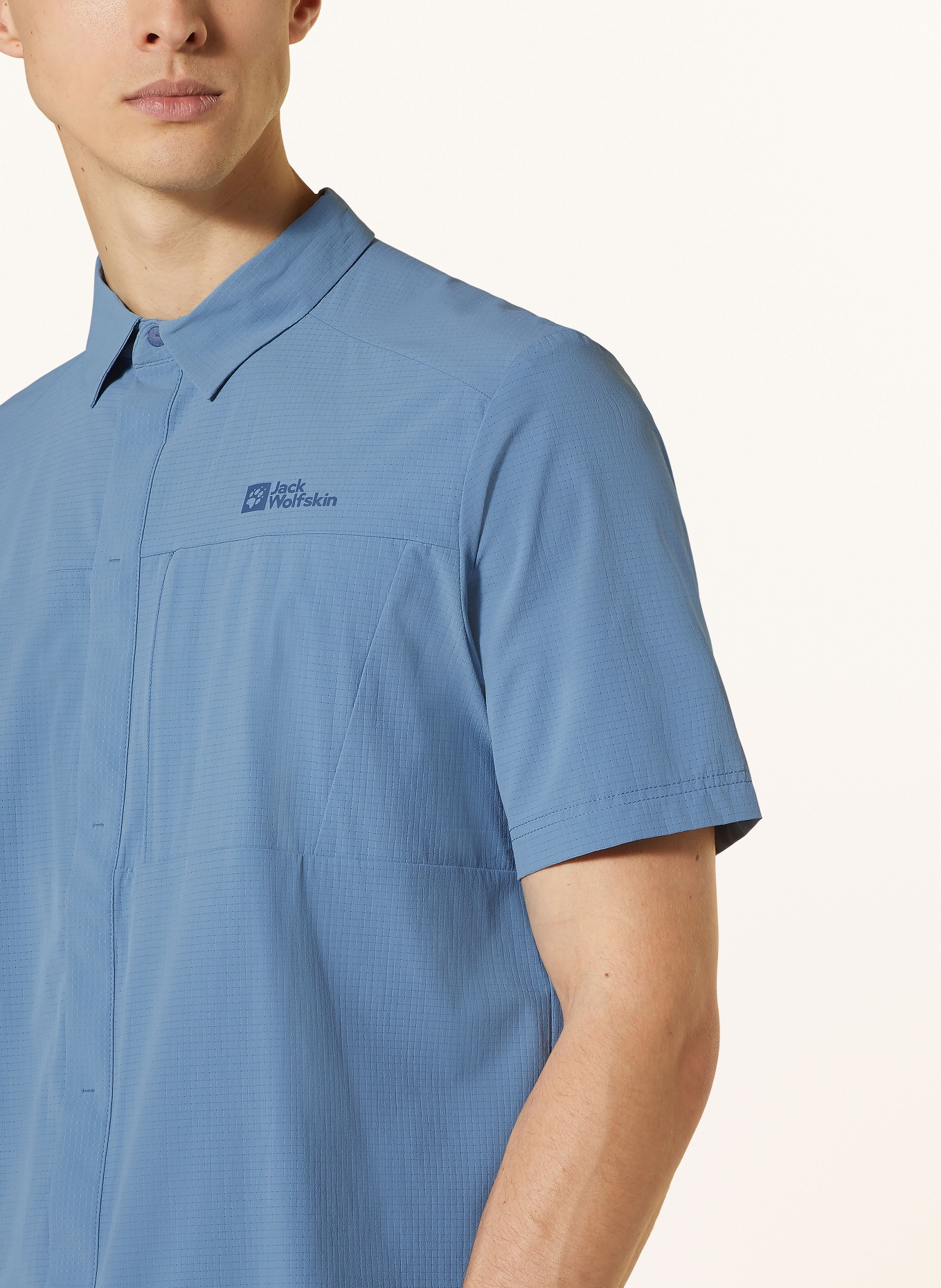 Jack Wolfskin Outdoor shirt VANDRA, Color: BLUE GRAY (Image 4)