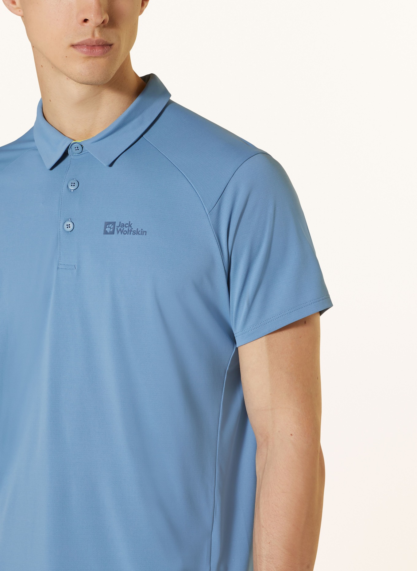 Jack Wolfskin Performance polo shirt PRELIGHT TRAIL, Color: BLUE (Image 4)