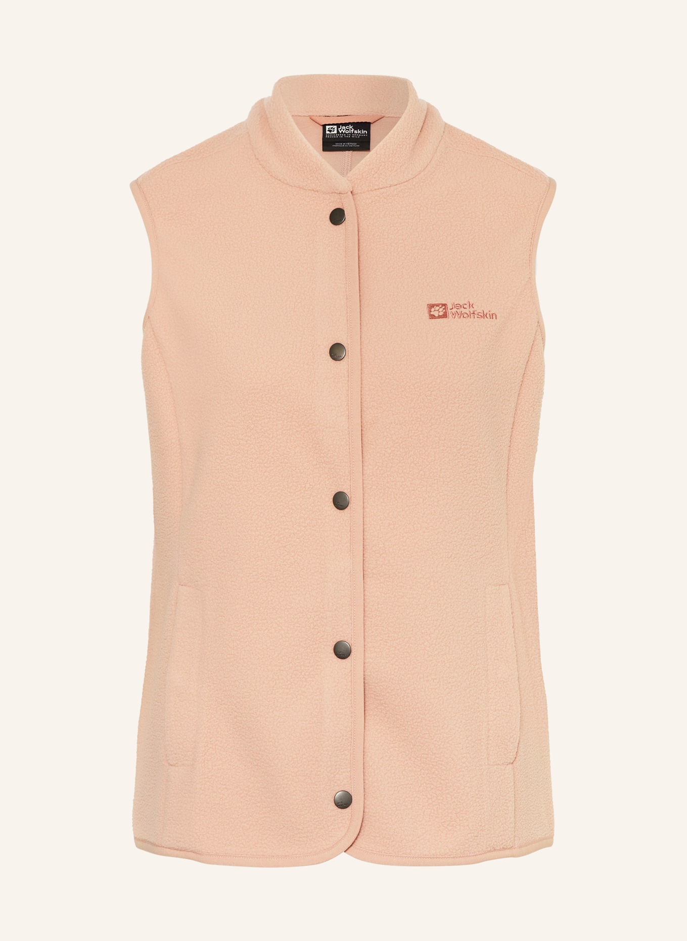 Jack Wolfskin Fleece vest LIGHT CURL, Color: ROSE (Image 1)