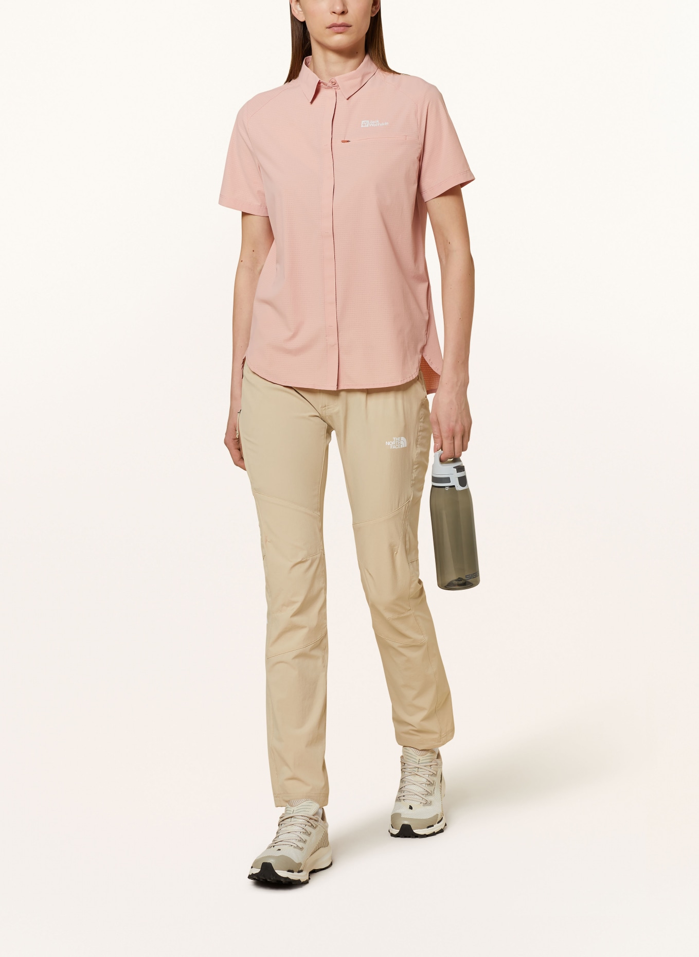 Jack Wolfskin Outdoor blouse VANDRA, Color: SALMON (Image 2)