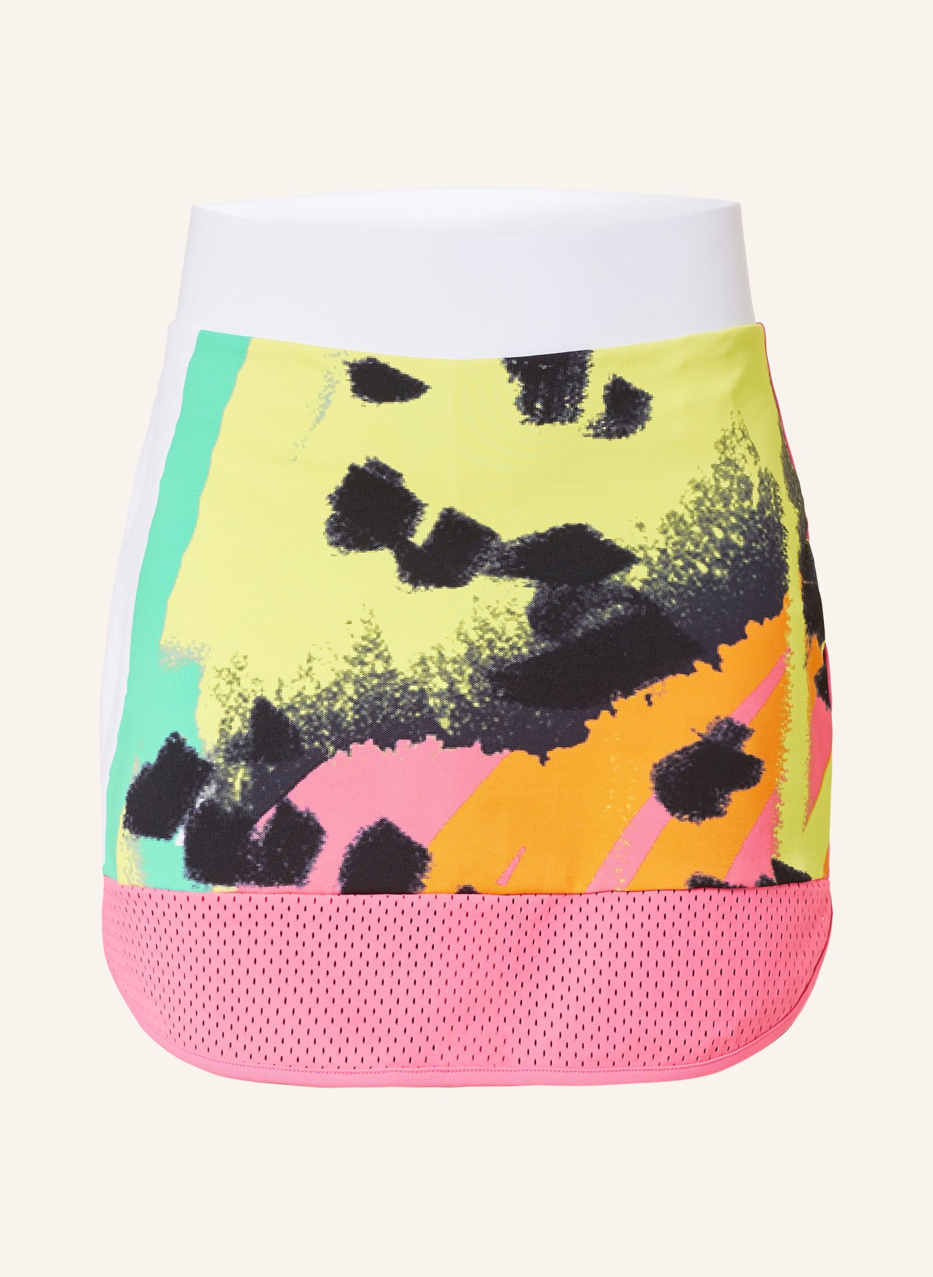 SPORTALM Golf skirt, Color: PINK/ WHITE/ YELLOW (Image 1)