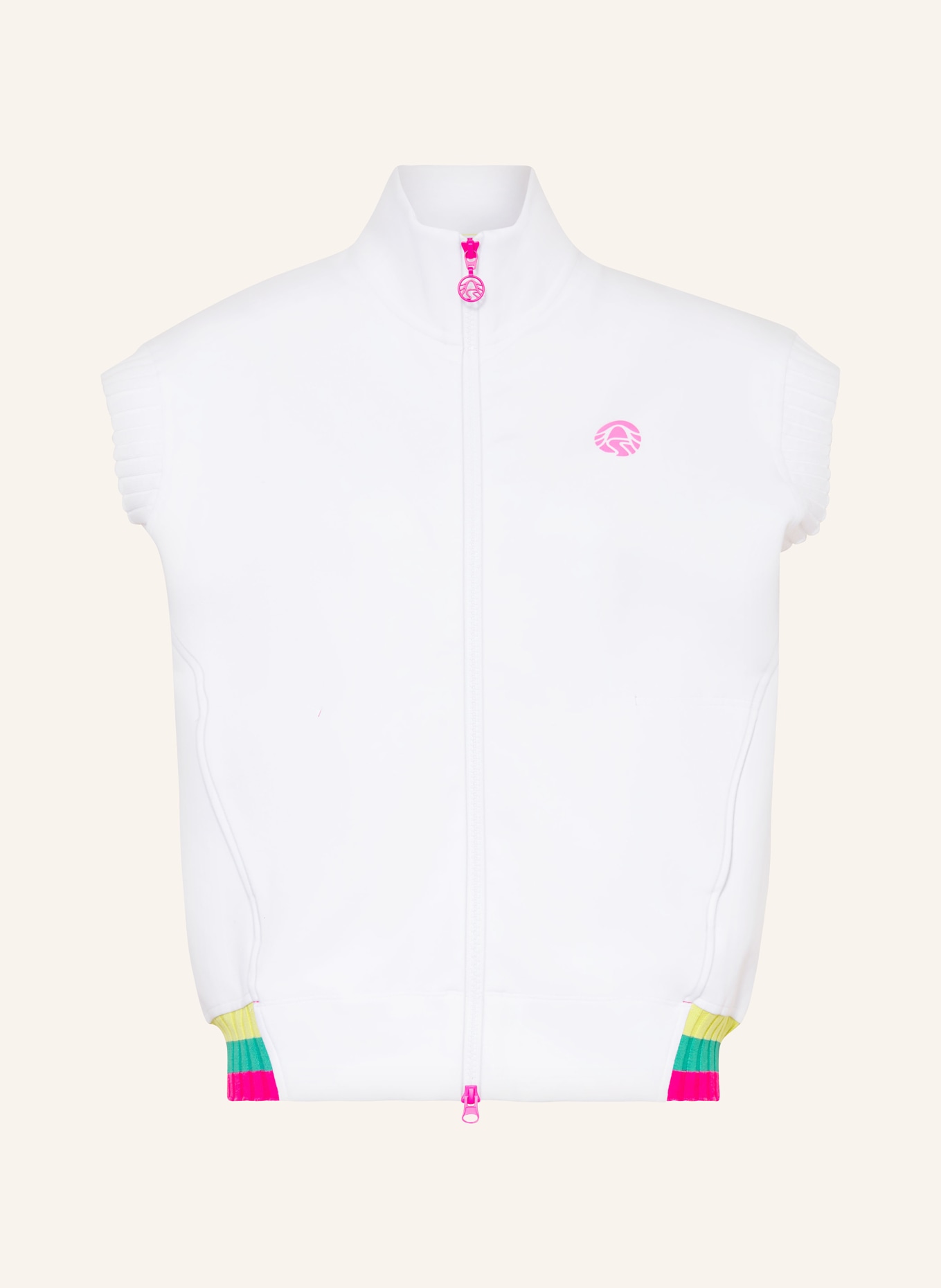 SPORTALM Sweat vest, Color: WHITE (Image 1)