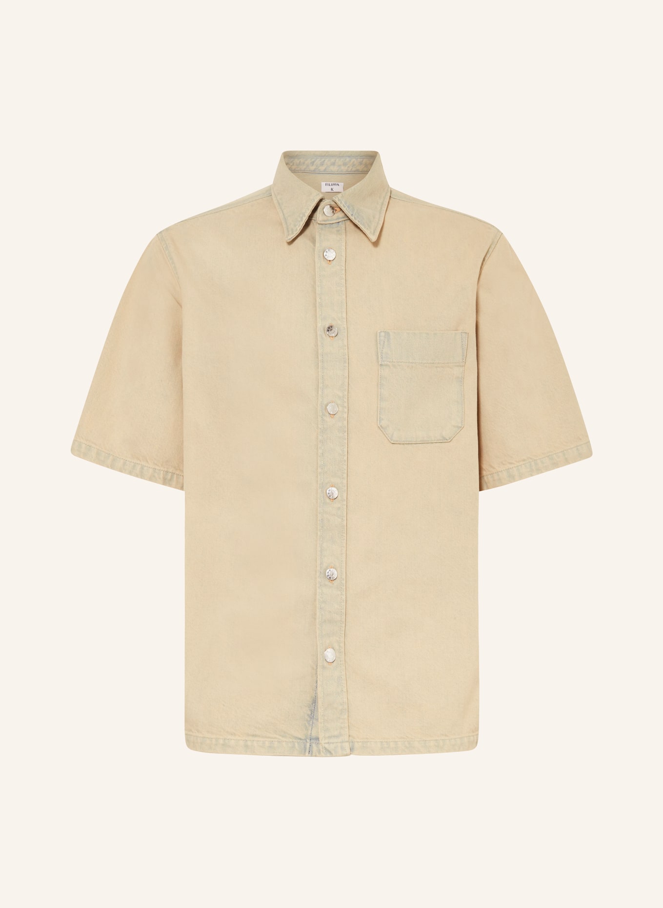 Filippa K Denim shirt comfort fit, Color: BEIGE (Image 1)