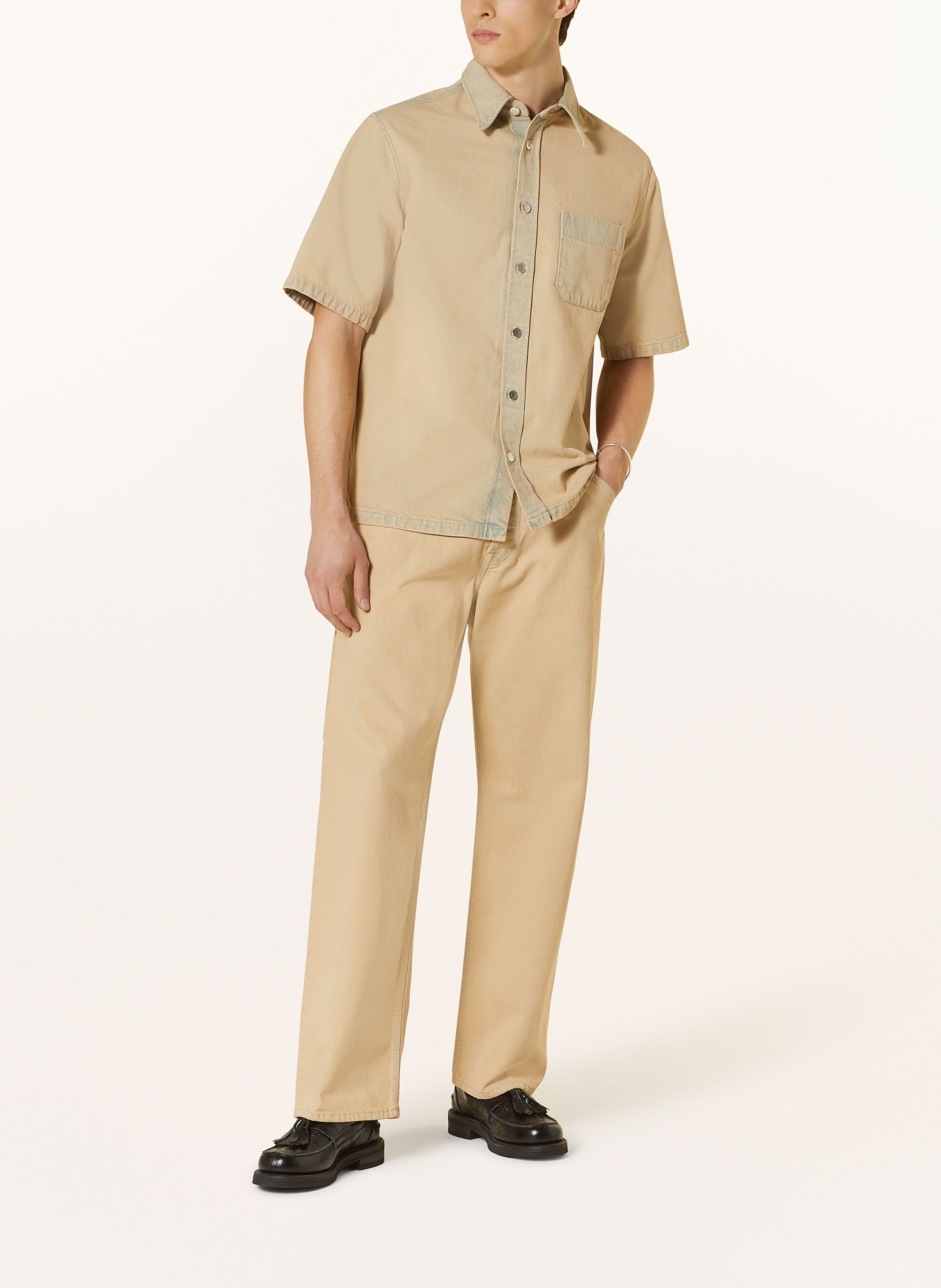 Filippa K Denim shirt comfort fit, Color: BEIGE (Image 2)
