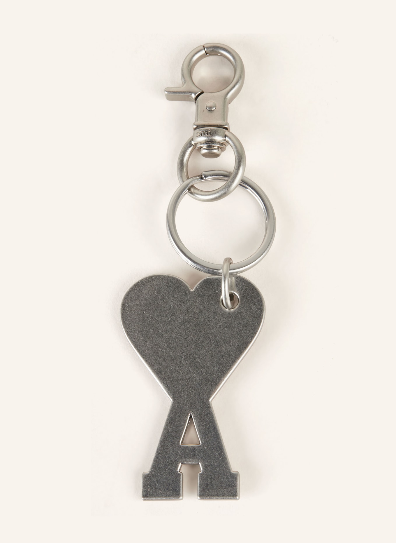 AMI PARIS Schlüsselanhänger, Farbe: ROT/ SILBER (Bild 2)
