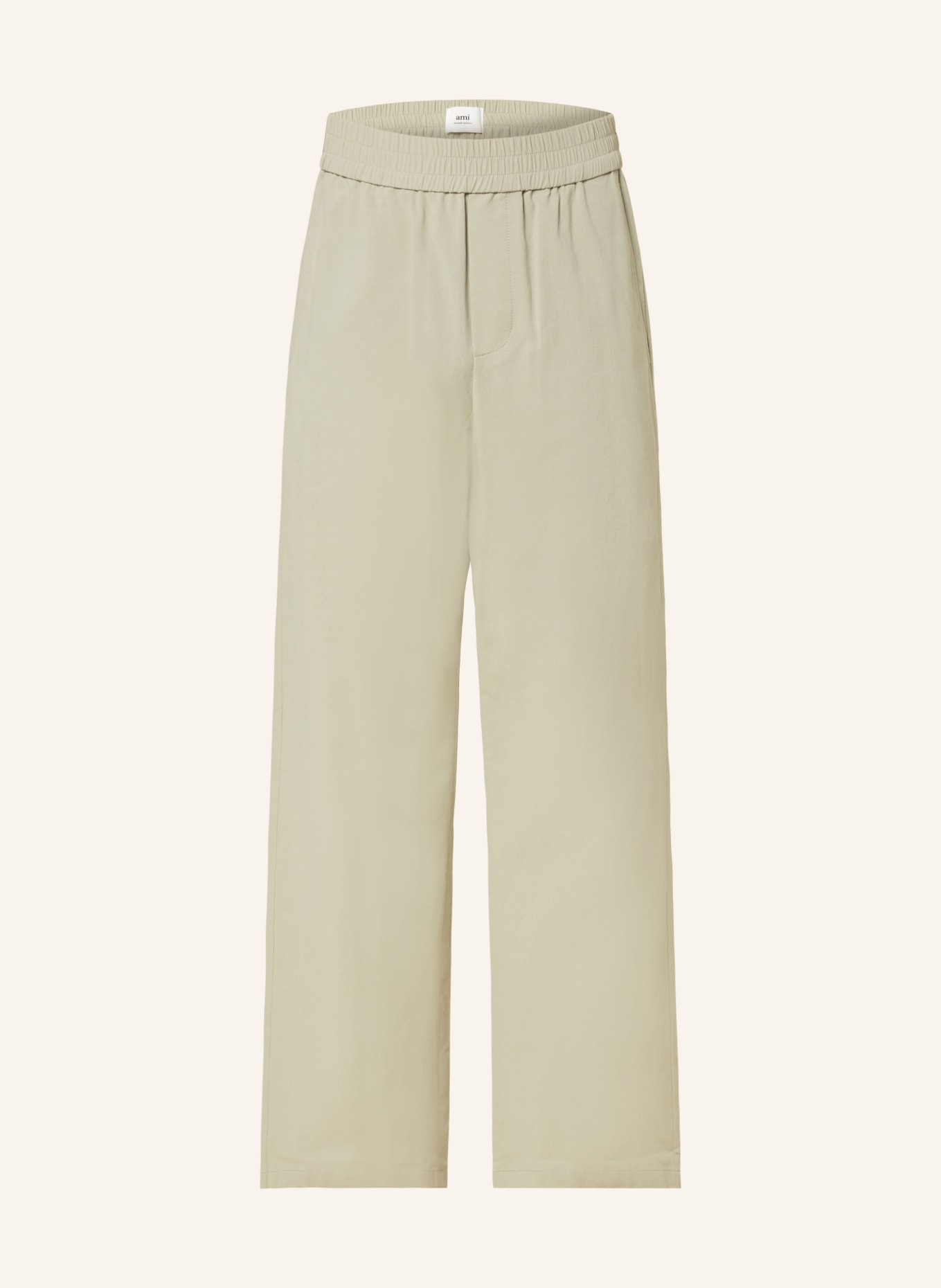 AMI PARIS Trousers regular fit, Color: 317 SAGE (Image 1)