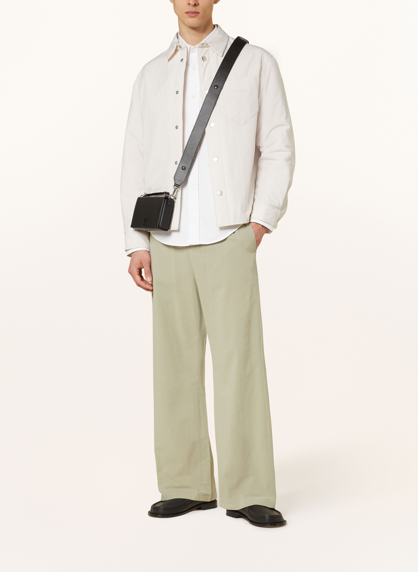 AMI PARIS Trousers regular fit, Color: 317 SAGE (Image 2)