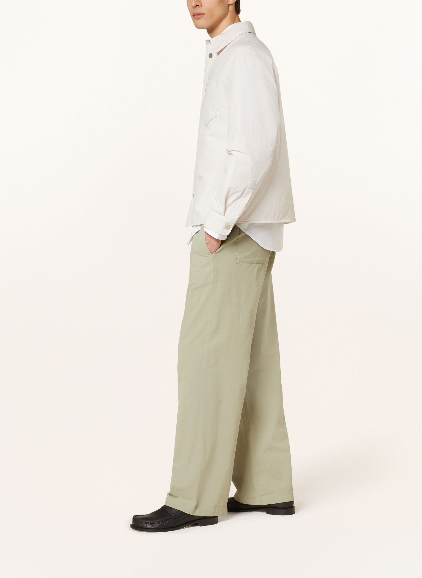 AMI PARIS Trousers regular fit, Color: 317 SAGE (Image 4)