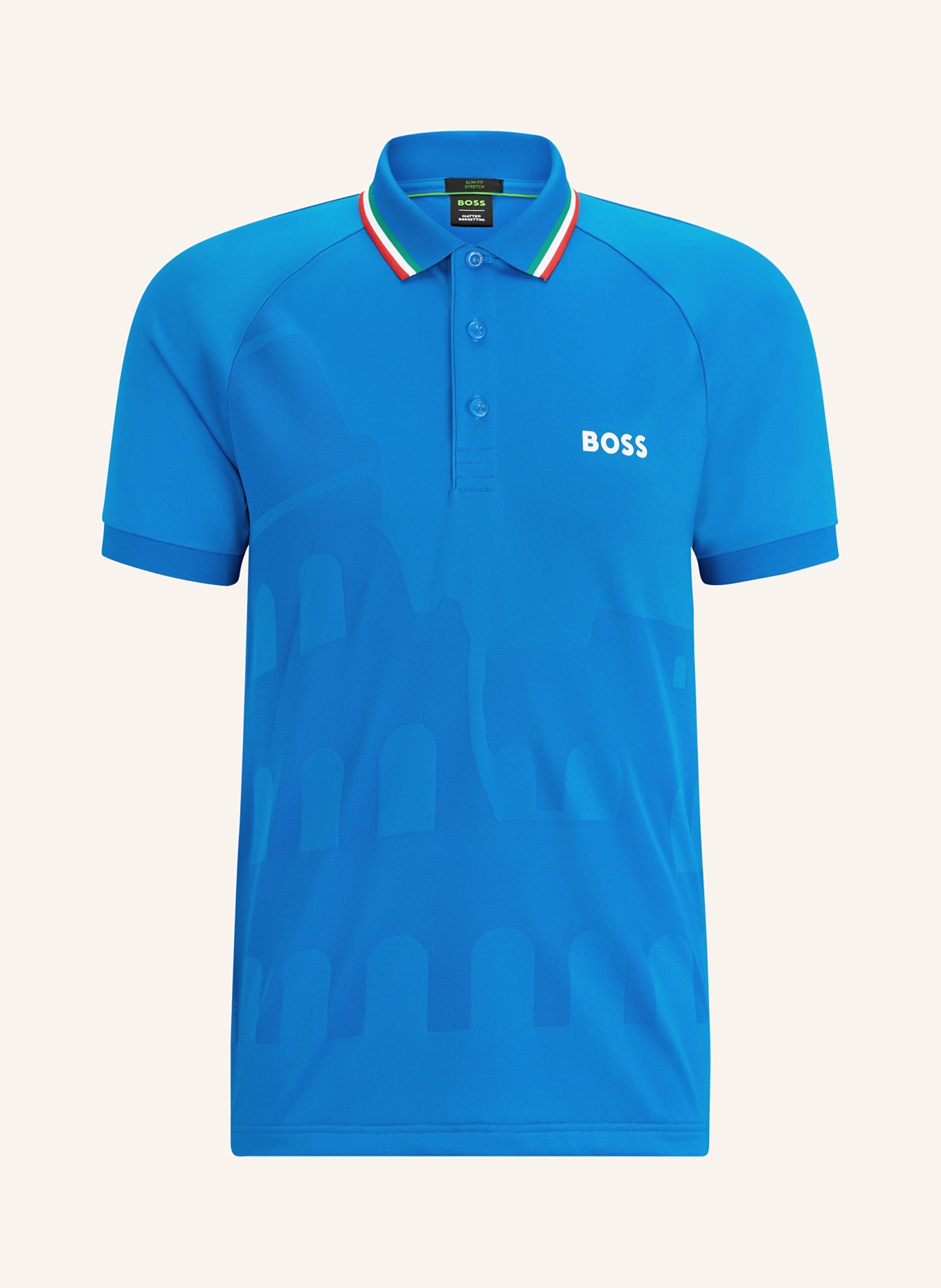 BOSS Funktions-Poloshirt PATTEO MB, Farbe: BLAU (Bild 1)
