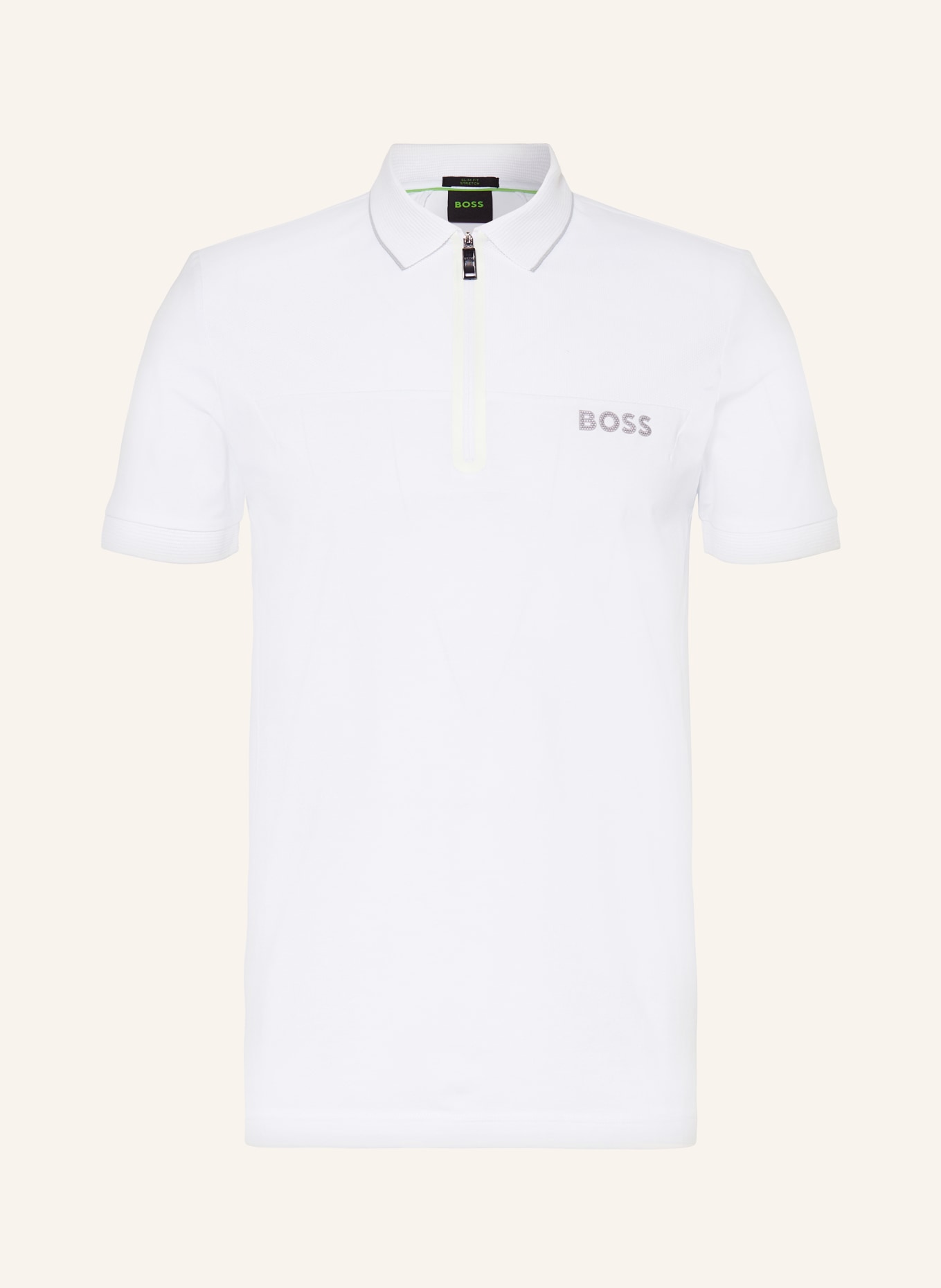 BOSS Performance polo shirt PHILIX, Color: WHITE (Image 1)