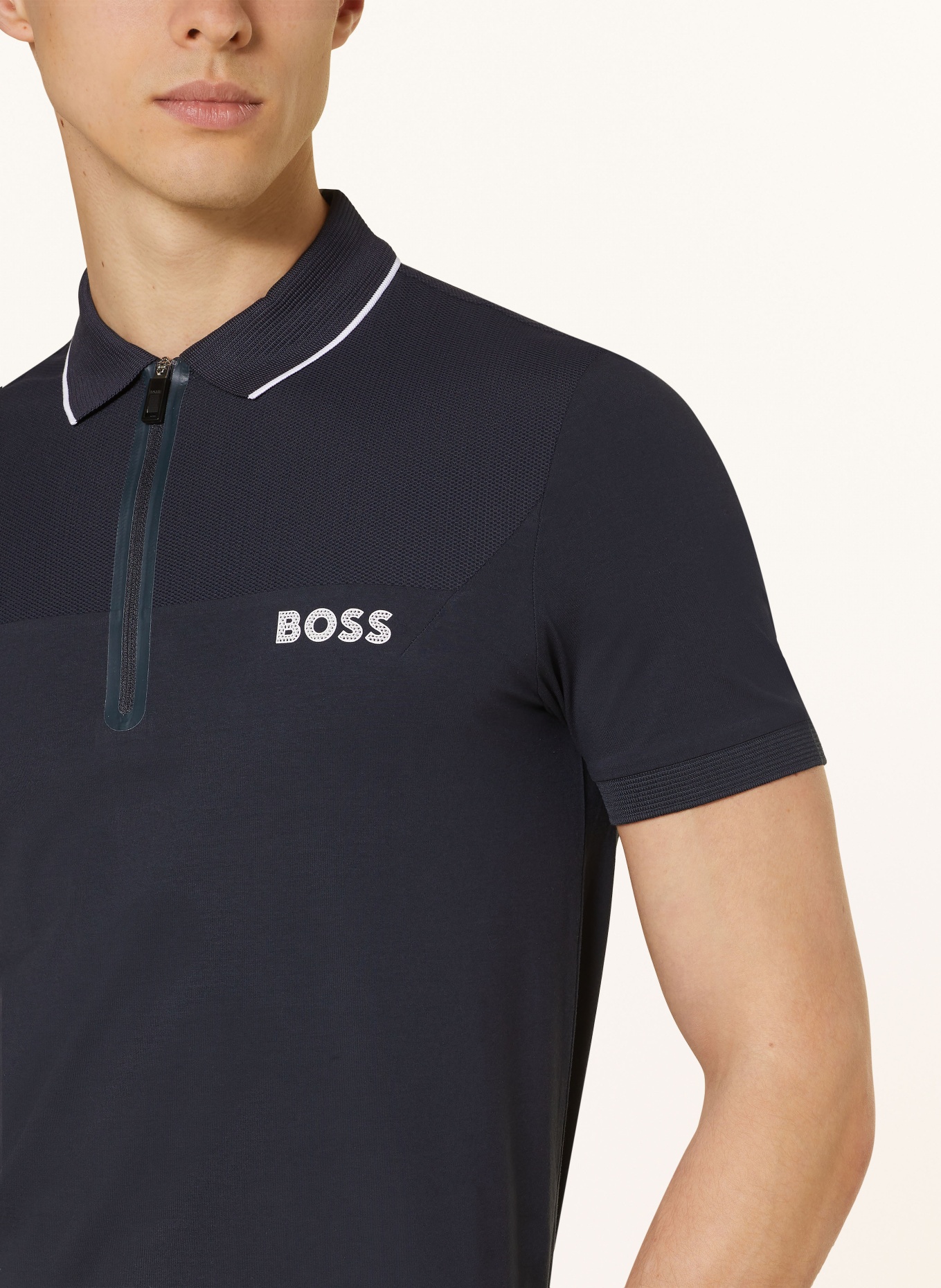 BOSS Funktions-Poloshirt PHILIX, Farbe: DUNKELBLAU (Bild 4)