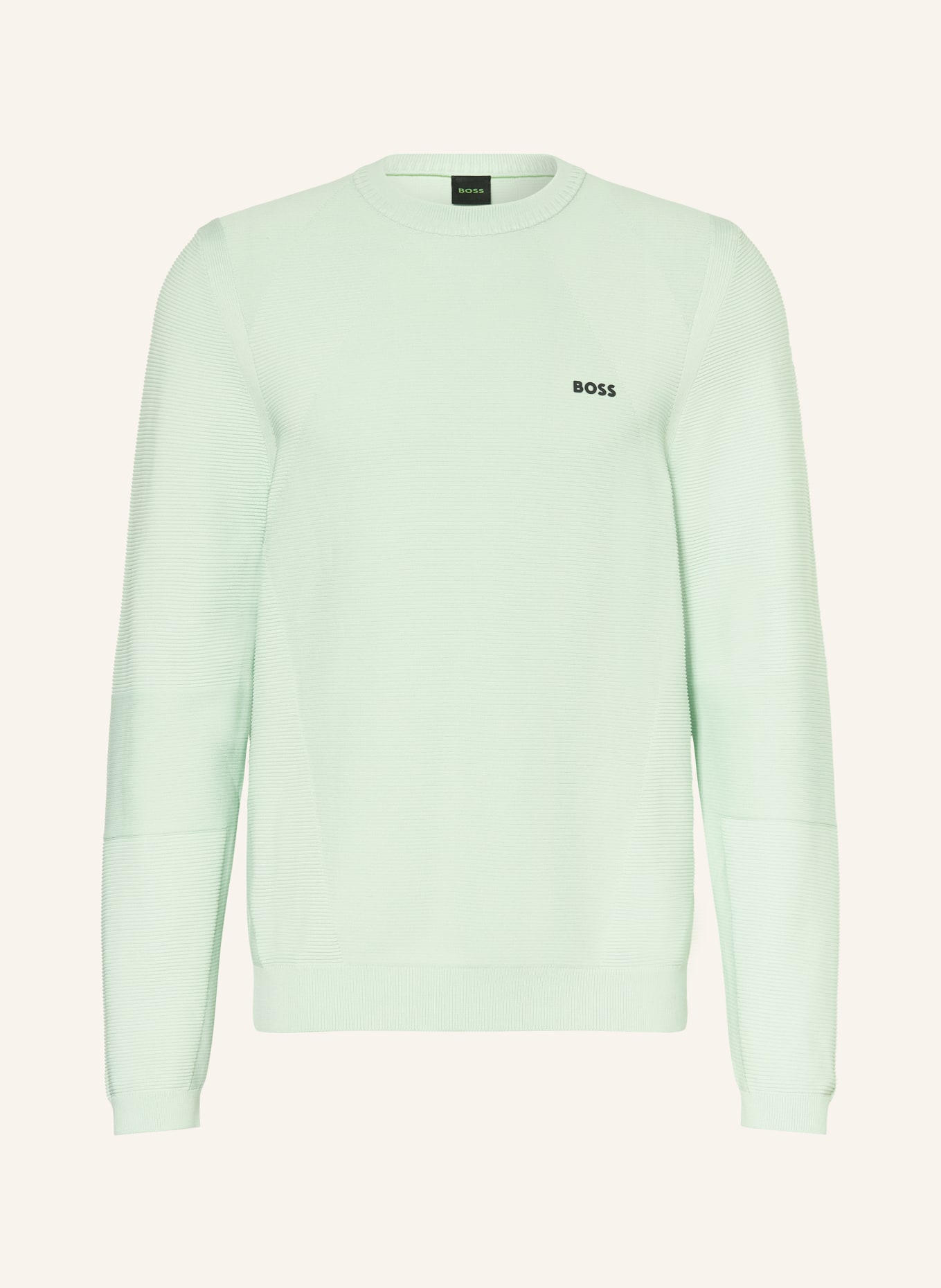 BOSS Sweater RIDOR, Color: LIGHT GREEN (Image 1)