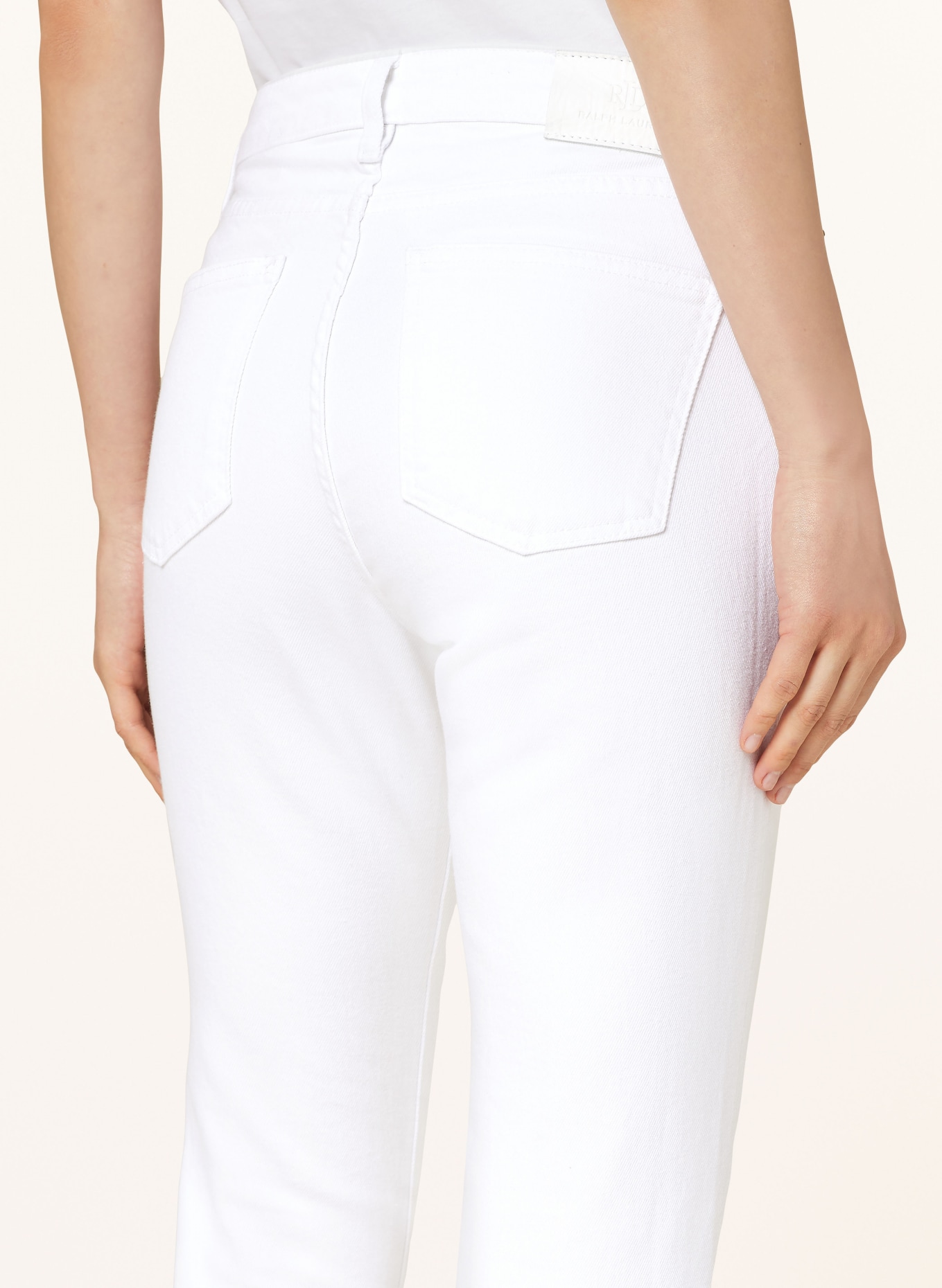 LAUREN RALPH LAUREN Skinny jeans, Color: 001 WHITE WSH (Image 5)