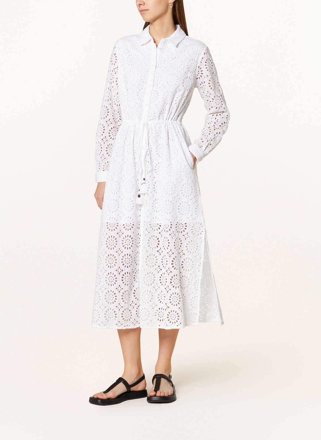 Pepe Jeans Shirt dress ETHEL made of lace, Color: WHITE (Image 2)