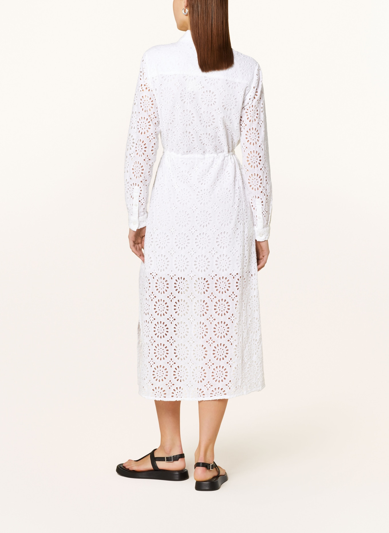 Pepe Jeans Shirt dress ETHEL made of lace, Color: WHITE (Image 3)