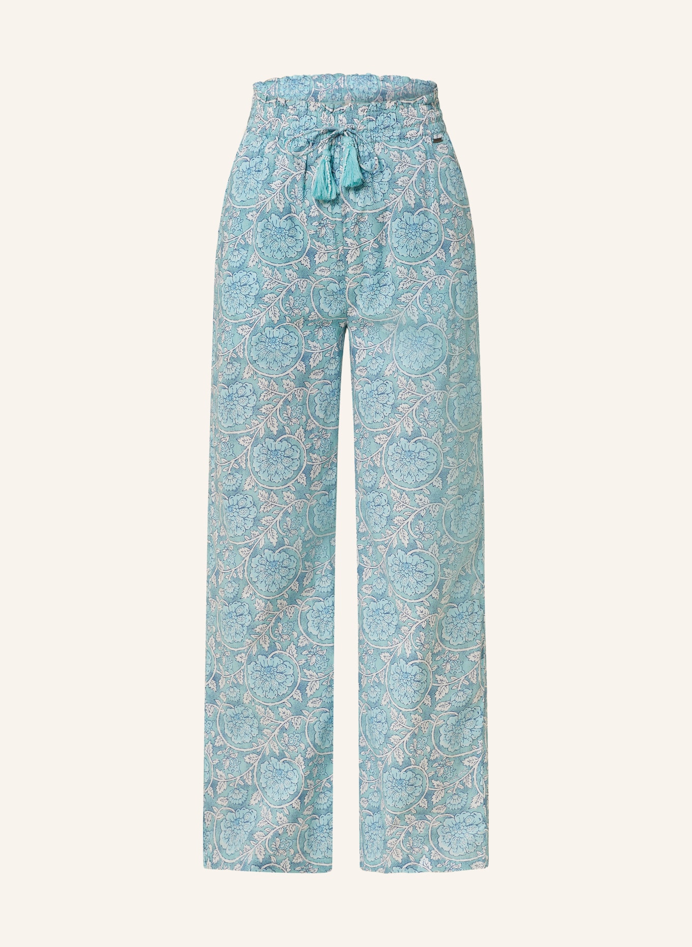 Pepe Jeans Trousers DANCE, Color: TURQUOISE/ BLUE/ WHITE (Image 1)