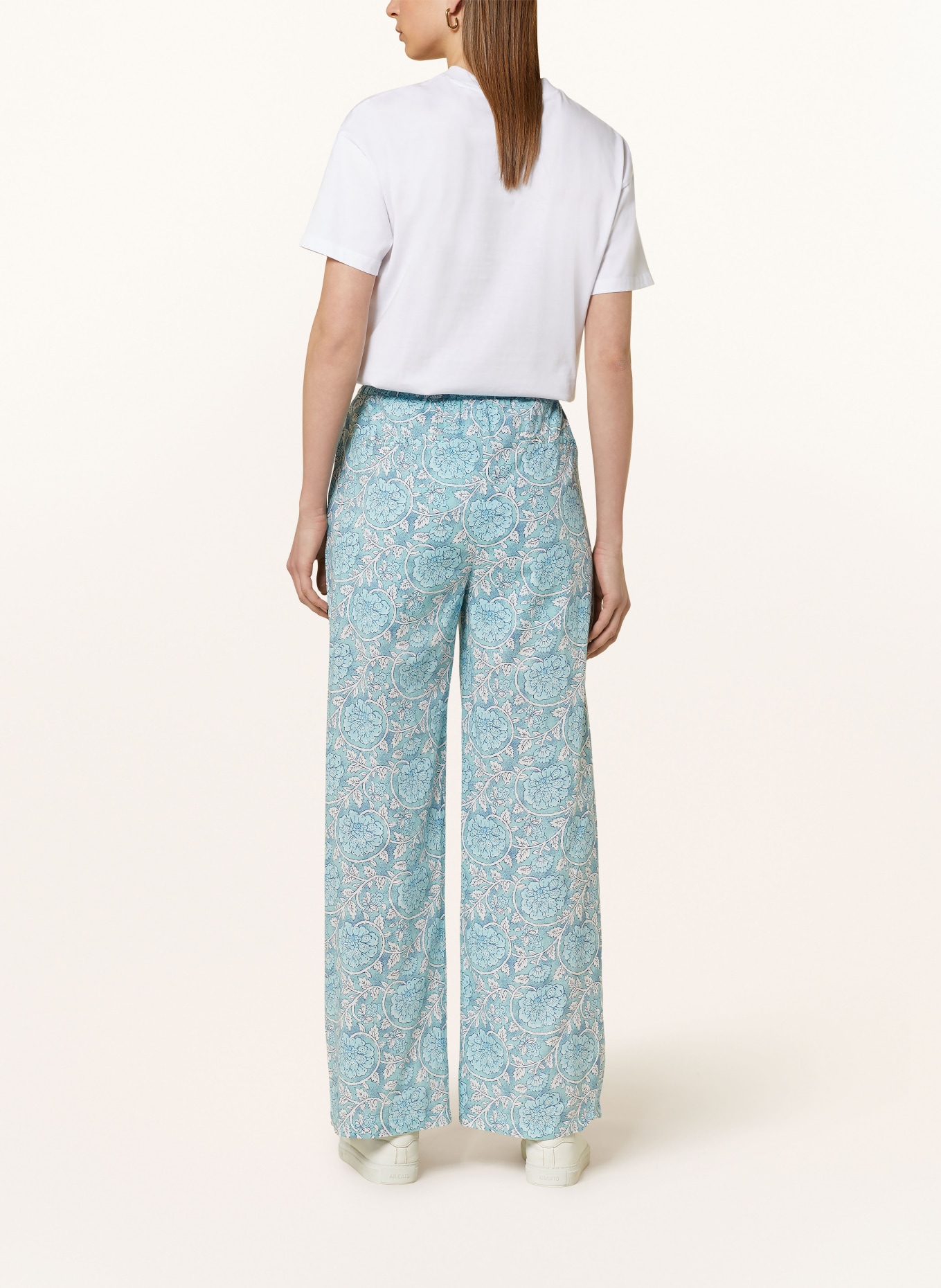 Pepe Jeans Trousers DANCE, Color: TURQUOISE/ BLUE/ WHITE (Image 3)
